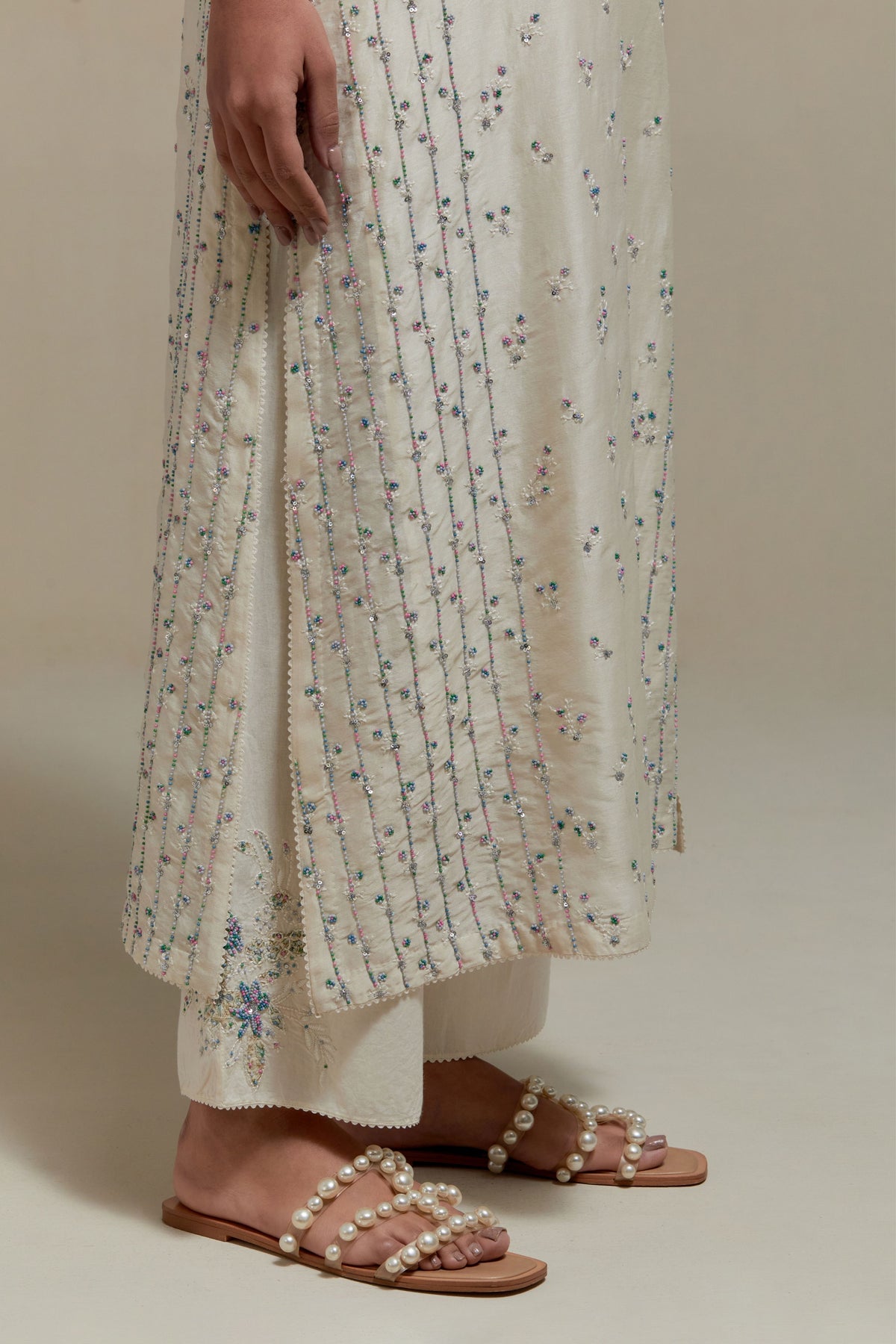 Blue Silk Kurta And Pants