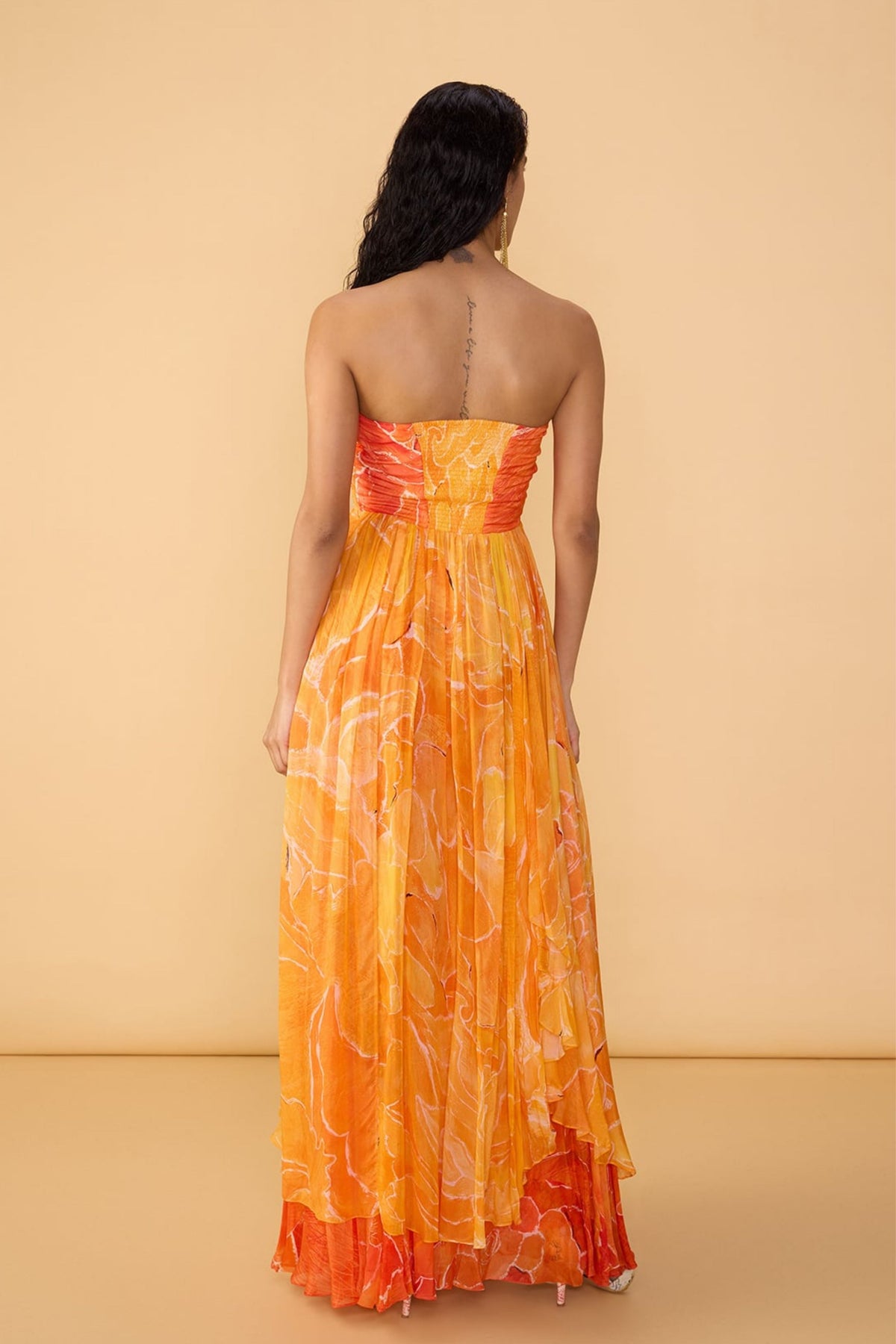 Orange Ombre Amora Dress
