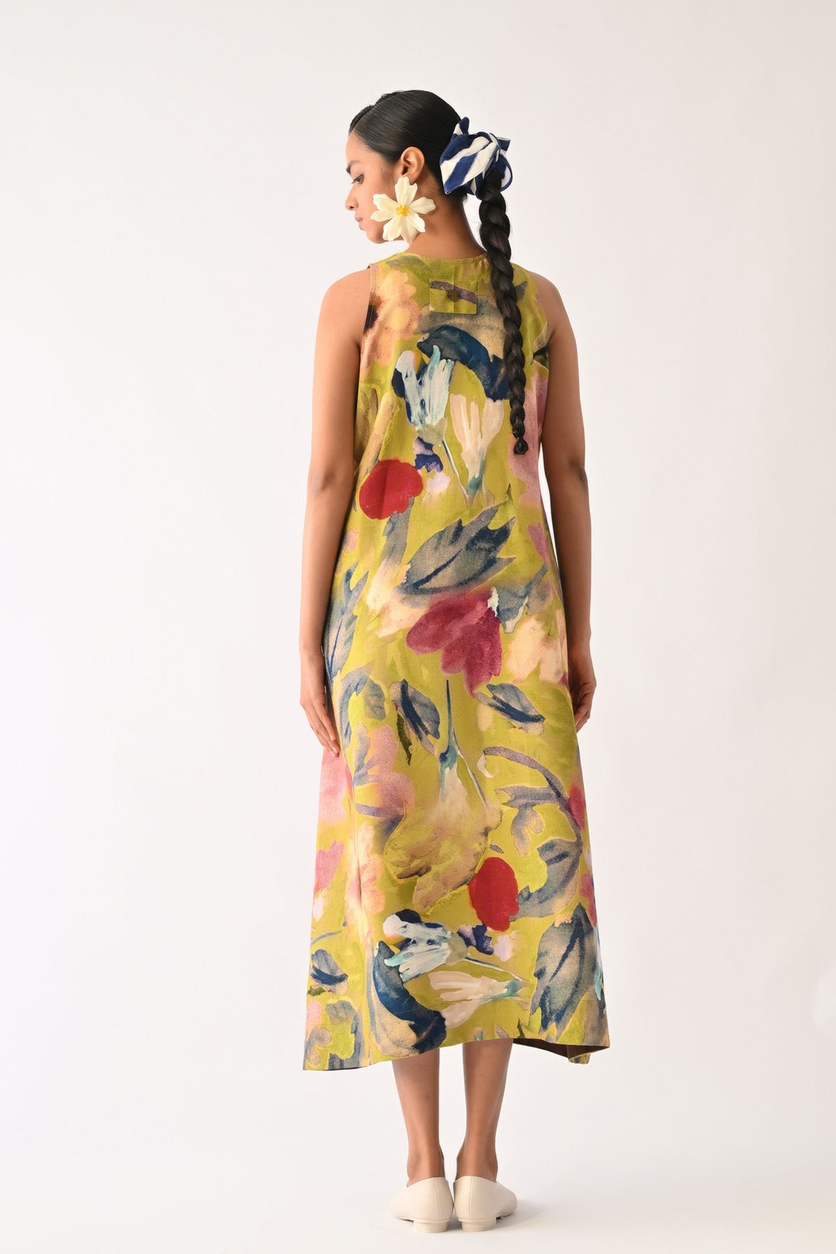 Liberty Olive Aline Dress