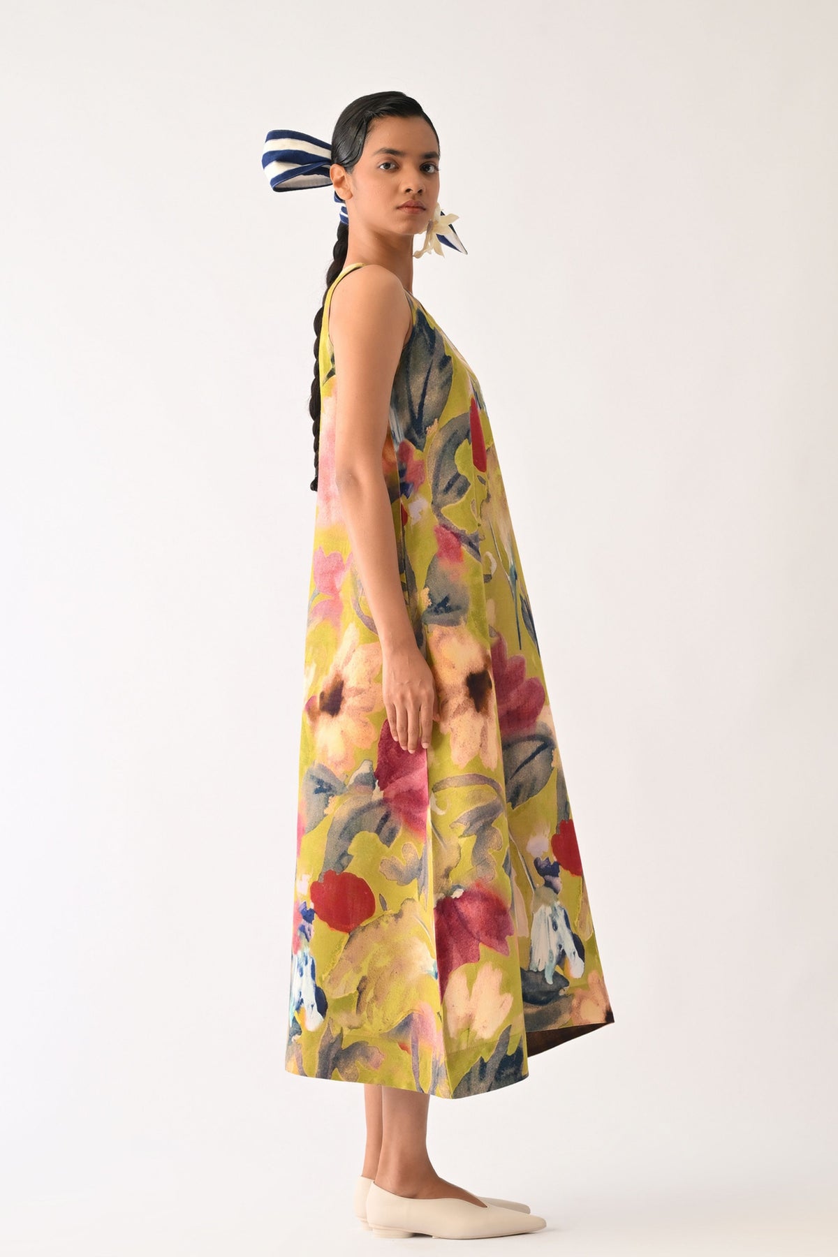 Liberty Olive Aline Dress