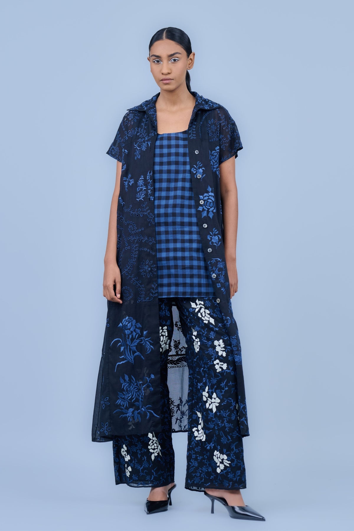 Cutwork Dress in Handloom Cotton