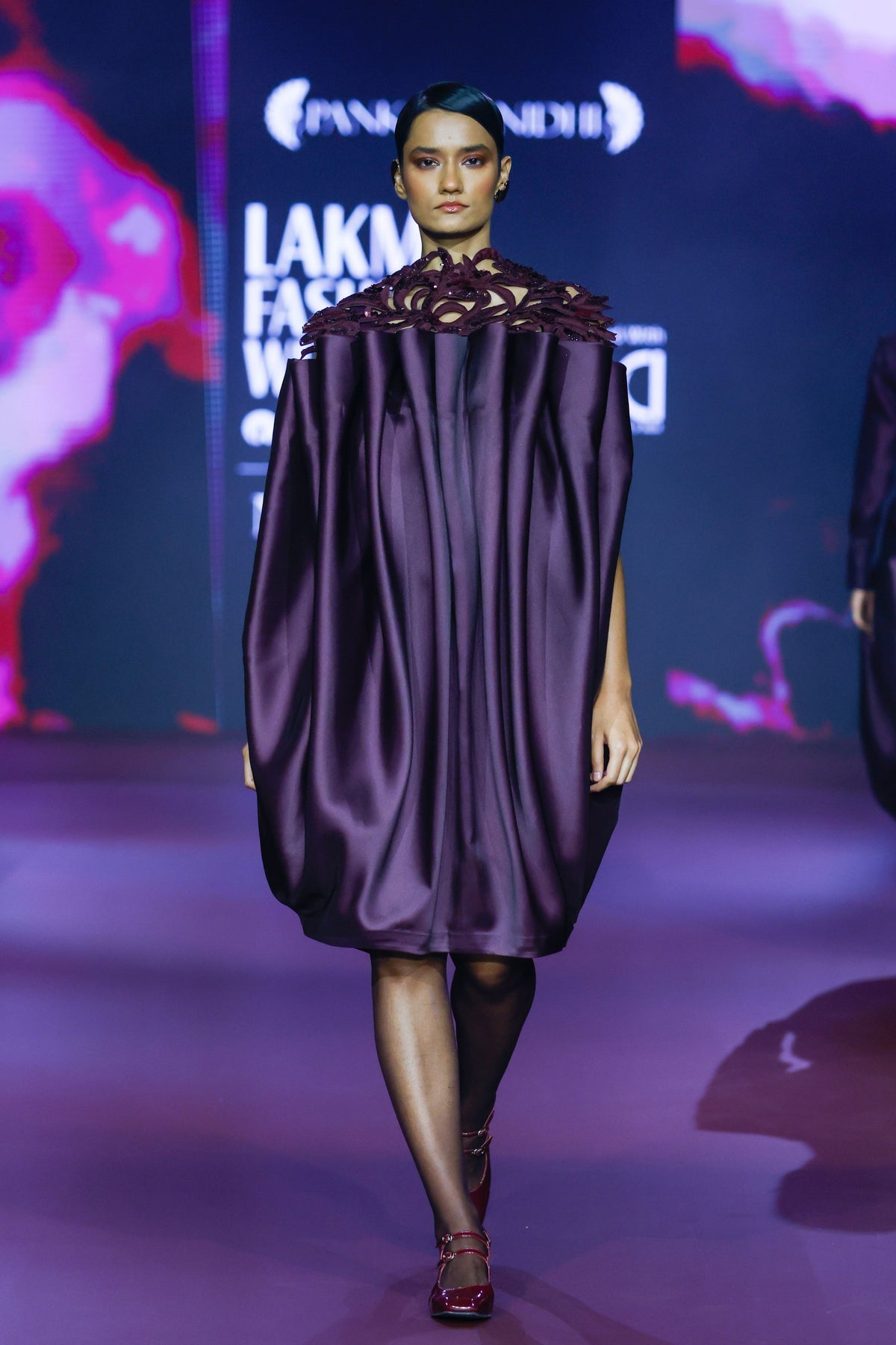 pankaj and nidhi pleated dress Porto Solstice Pleated Dress