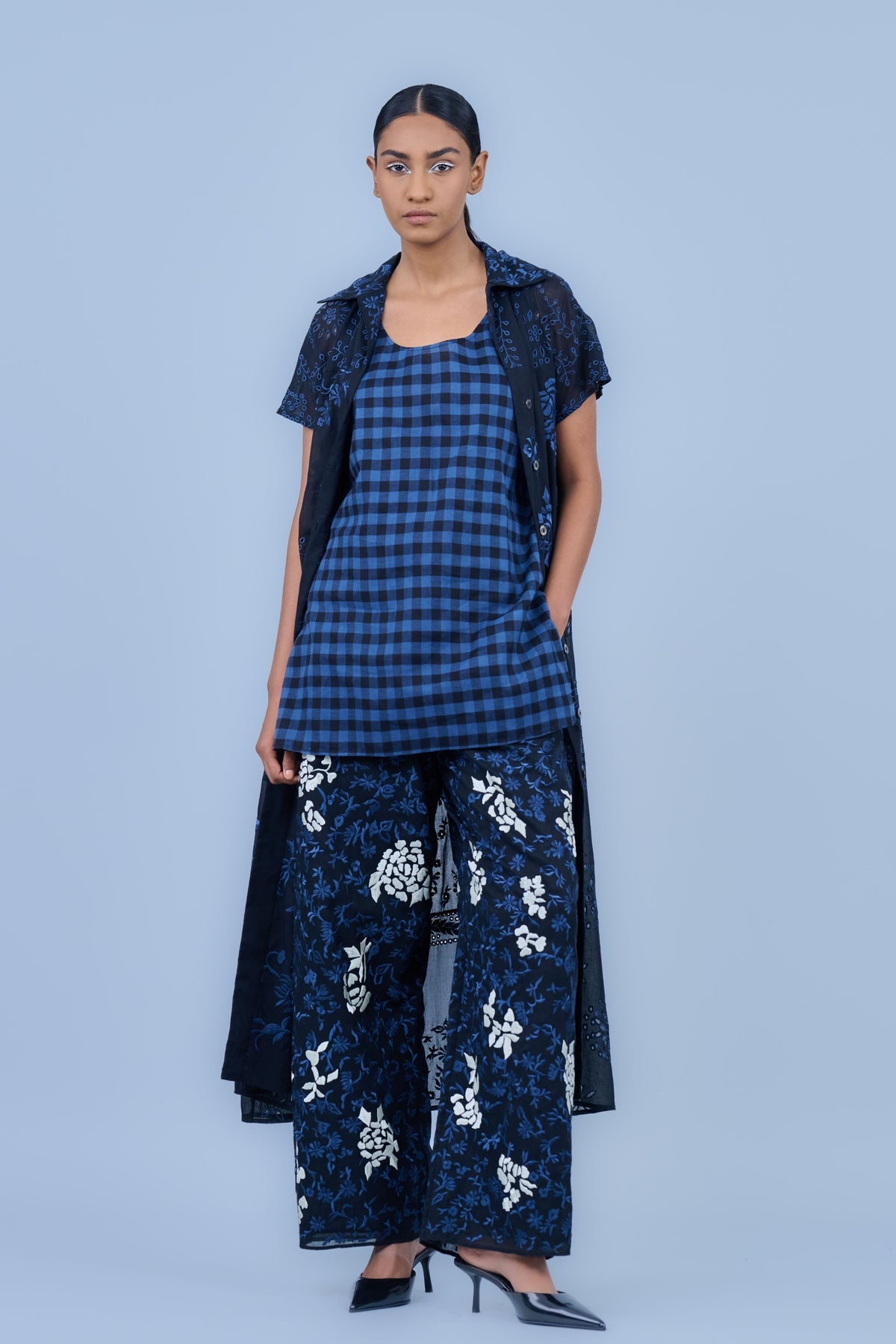 Cutwork Dress in Handloom Cotton