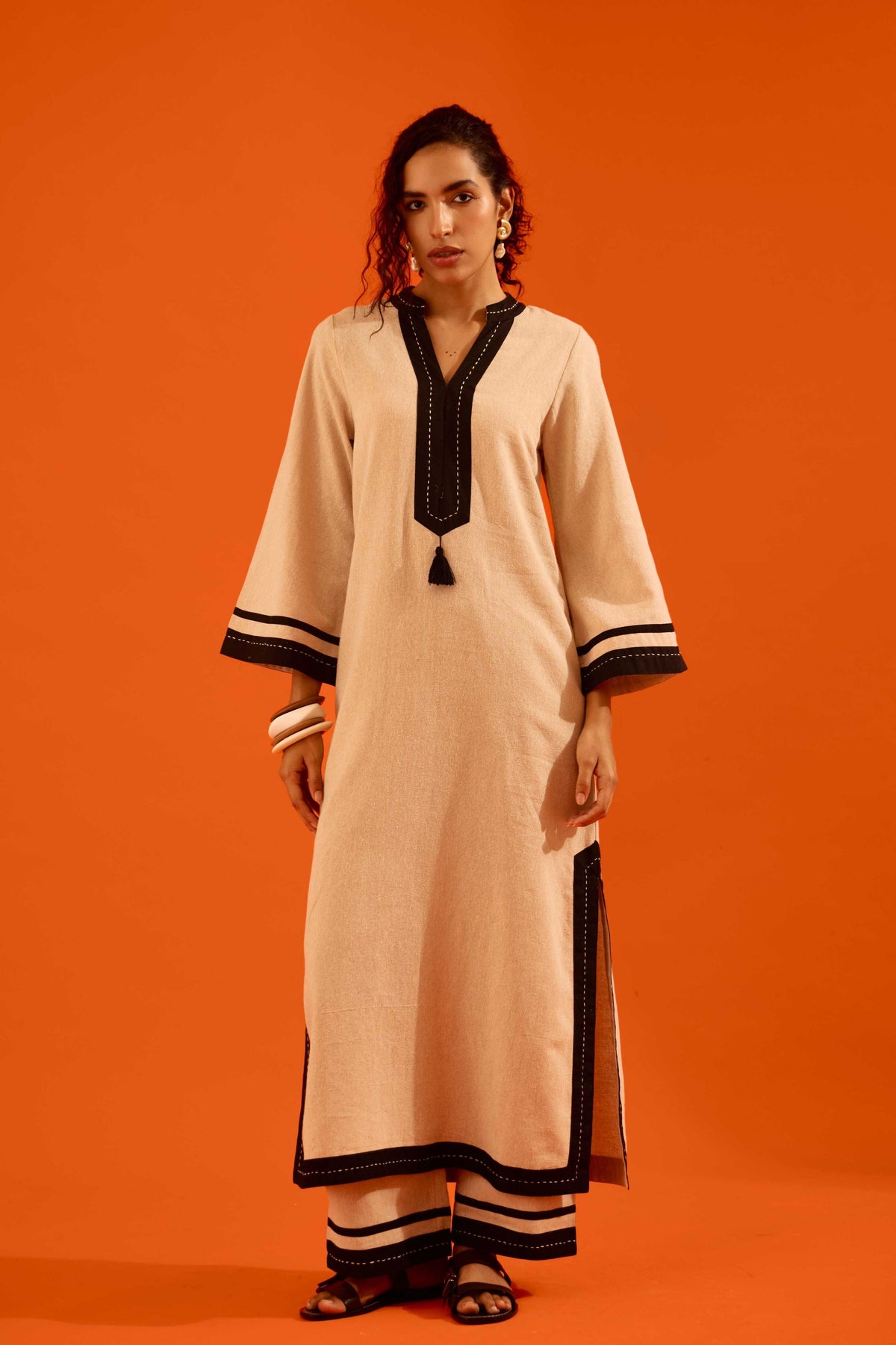 Jute Kurta Set
