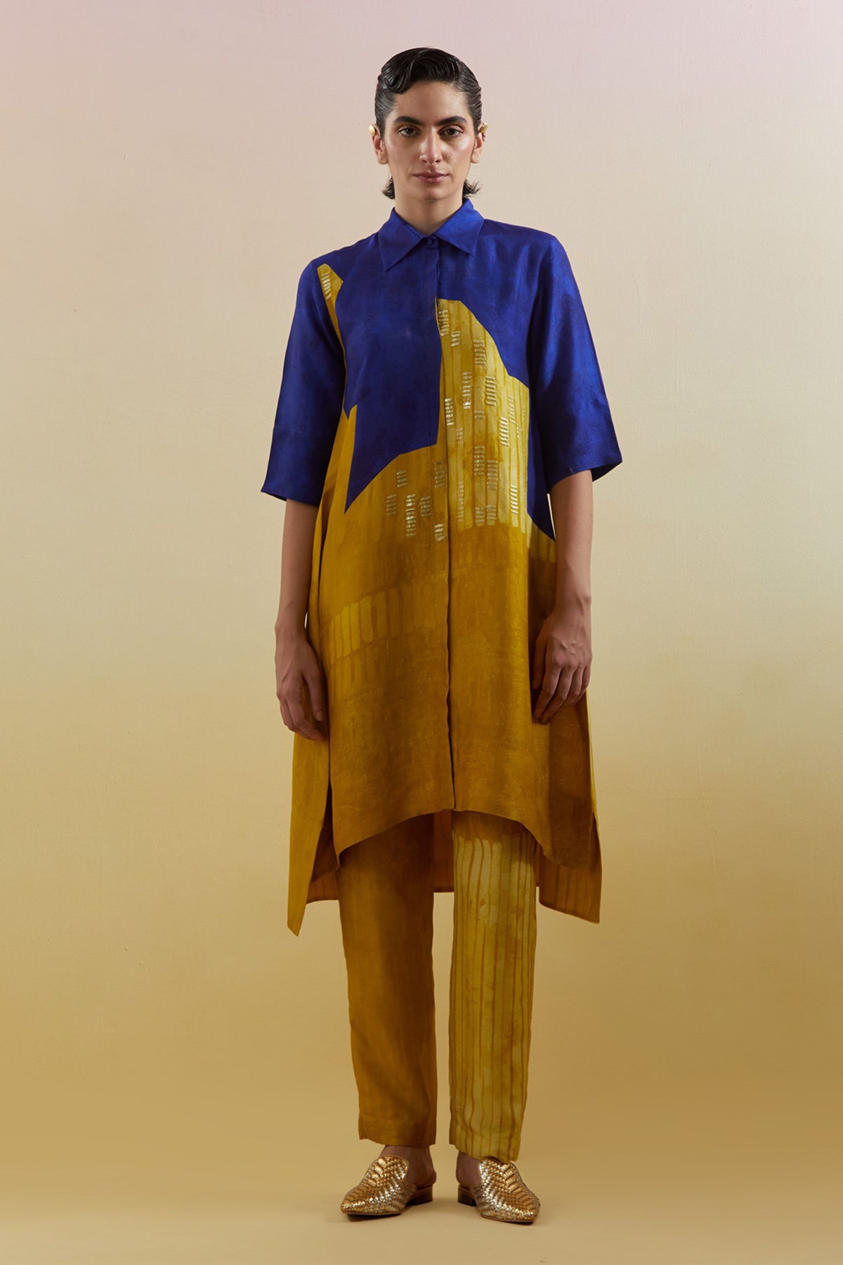 Omen Azure & Amber Tunic Set