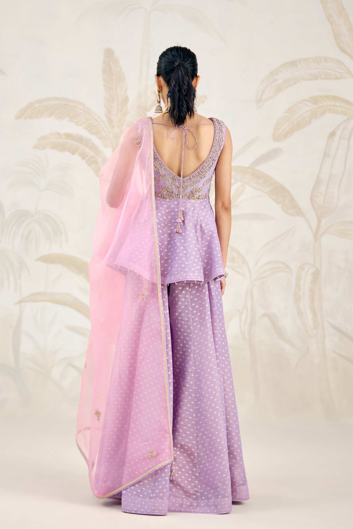 Orchid Lavender Sharara Set