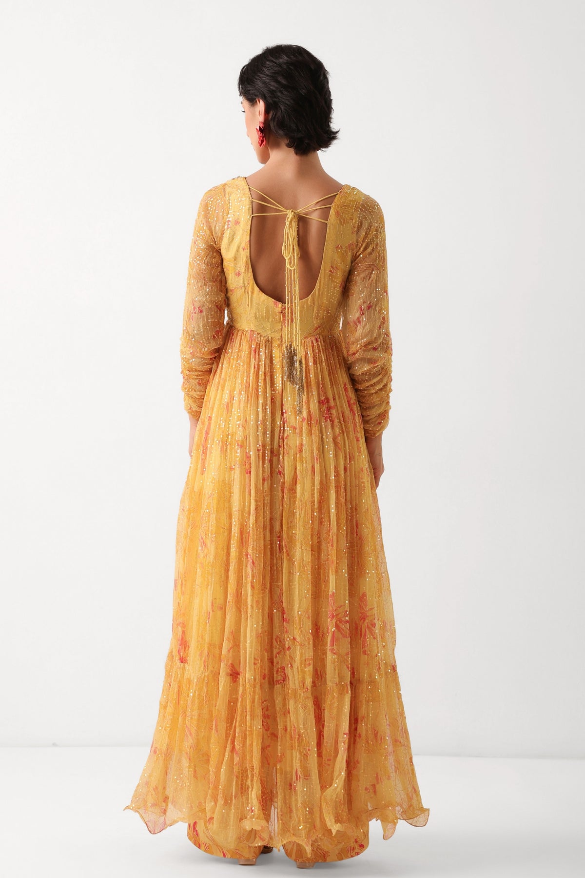 Kasundi Anarkali Set