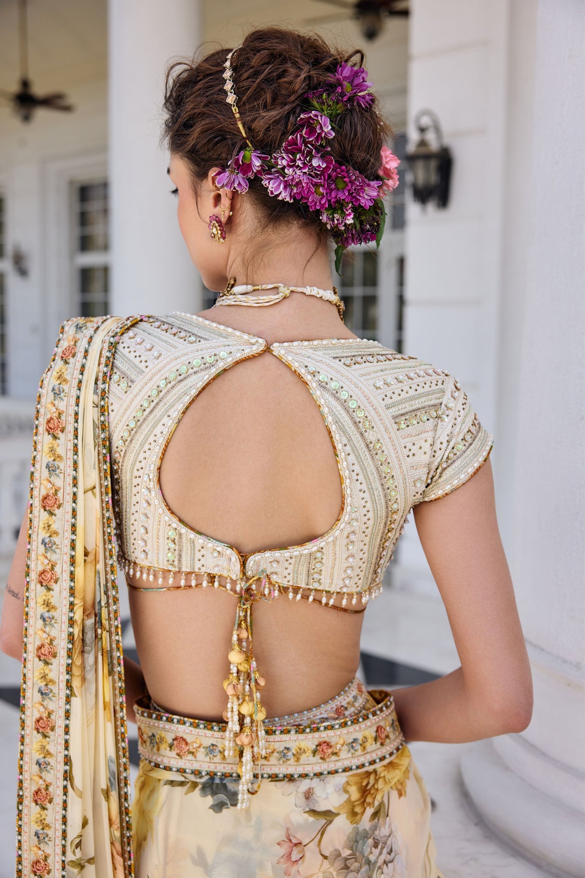 Frida Draped Saree Set