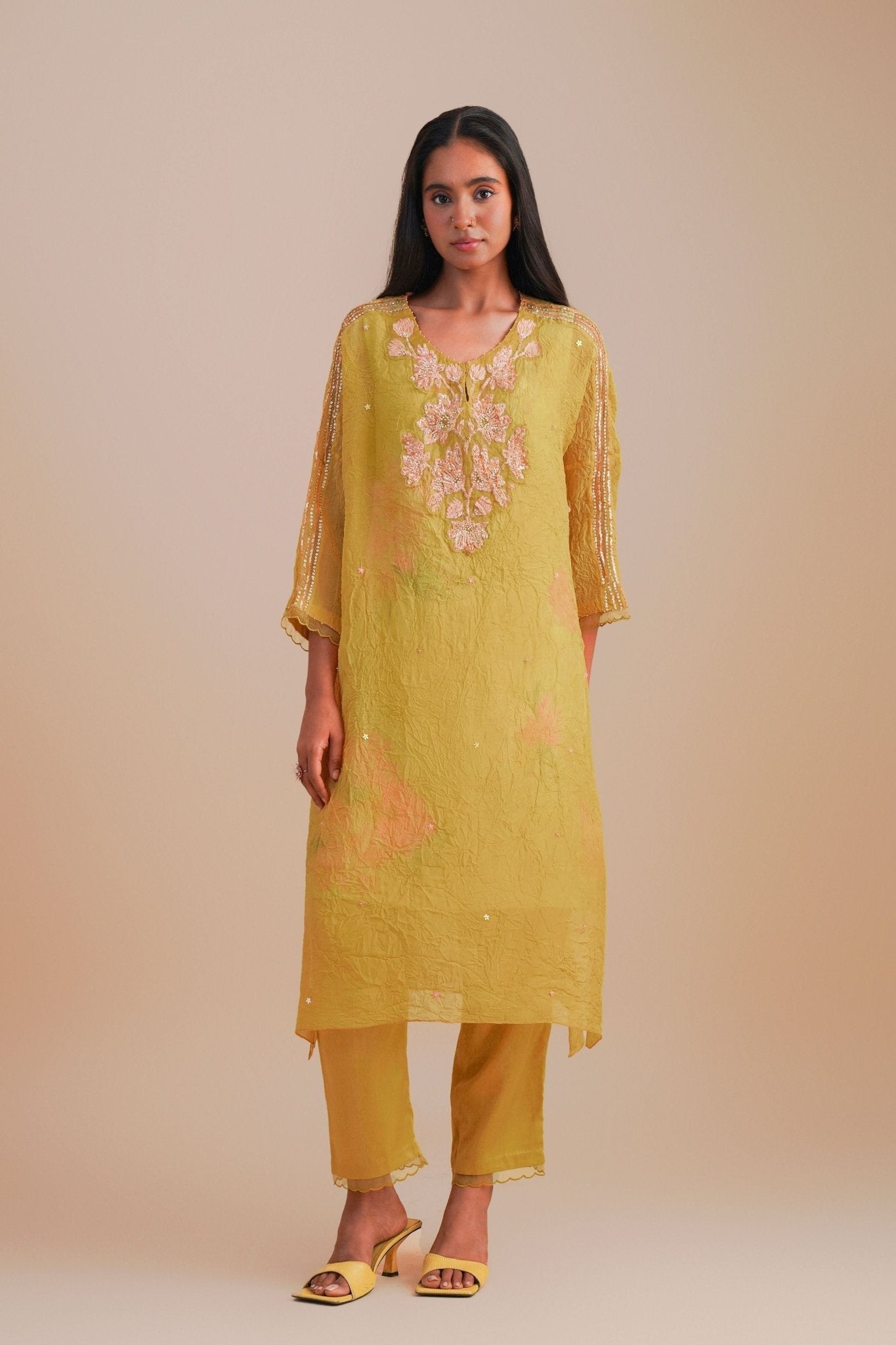 Daffodil Kaftan Set - One Not Two - Elahe