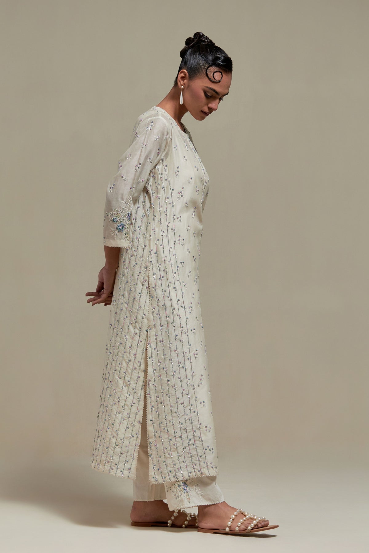 Blue Silk Kurta Set