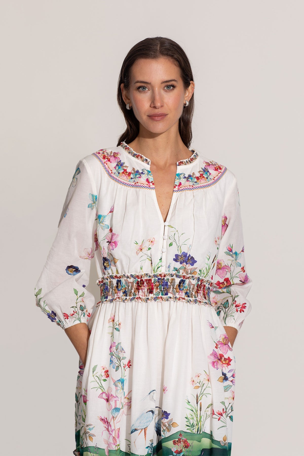 Ivy Tier Midi Dress