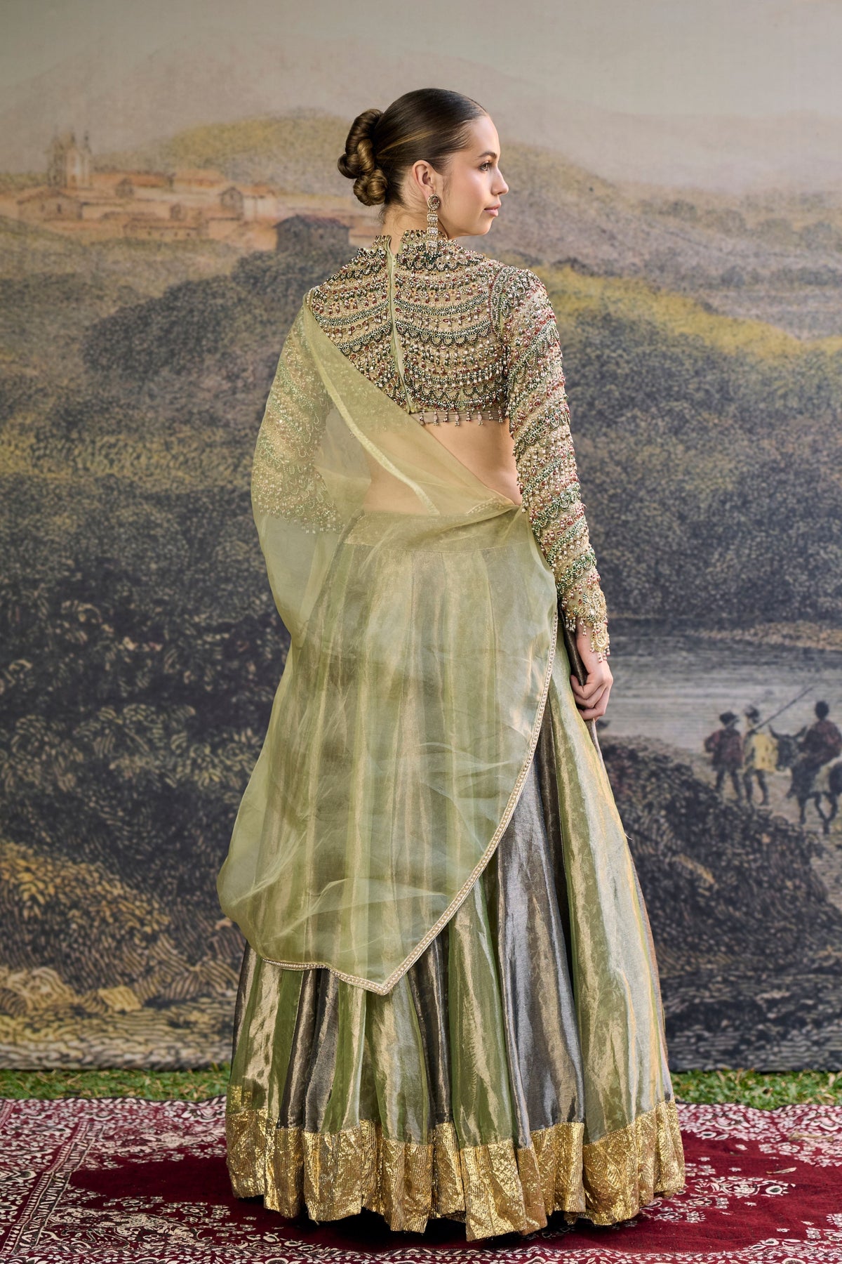 Zarreen Jadau Lehenga Set