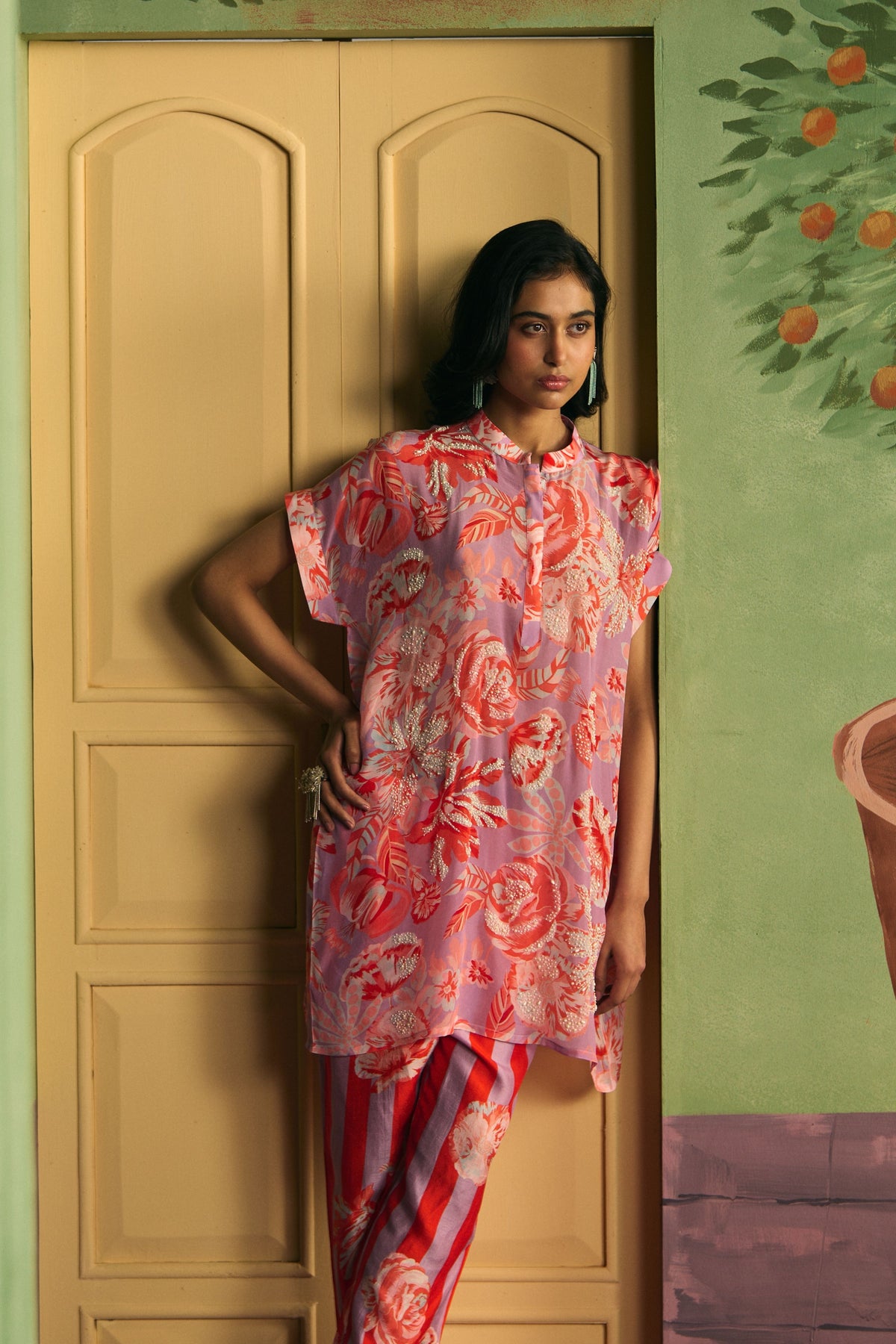 Lavender Rose Orchard Co-ord Set