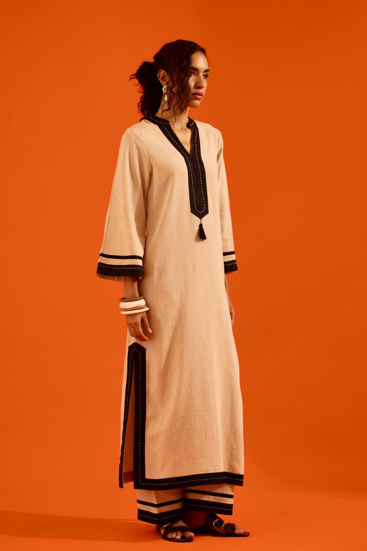 Jute Kurta Set