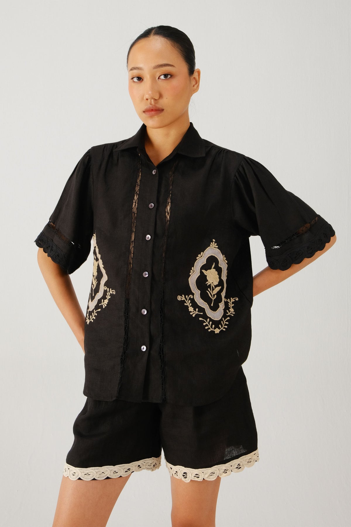Black Victorian Shirt