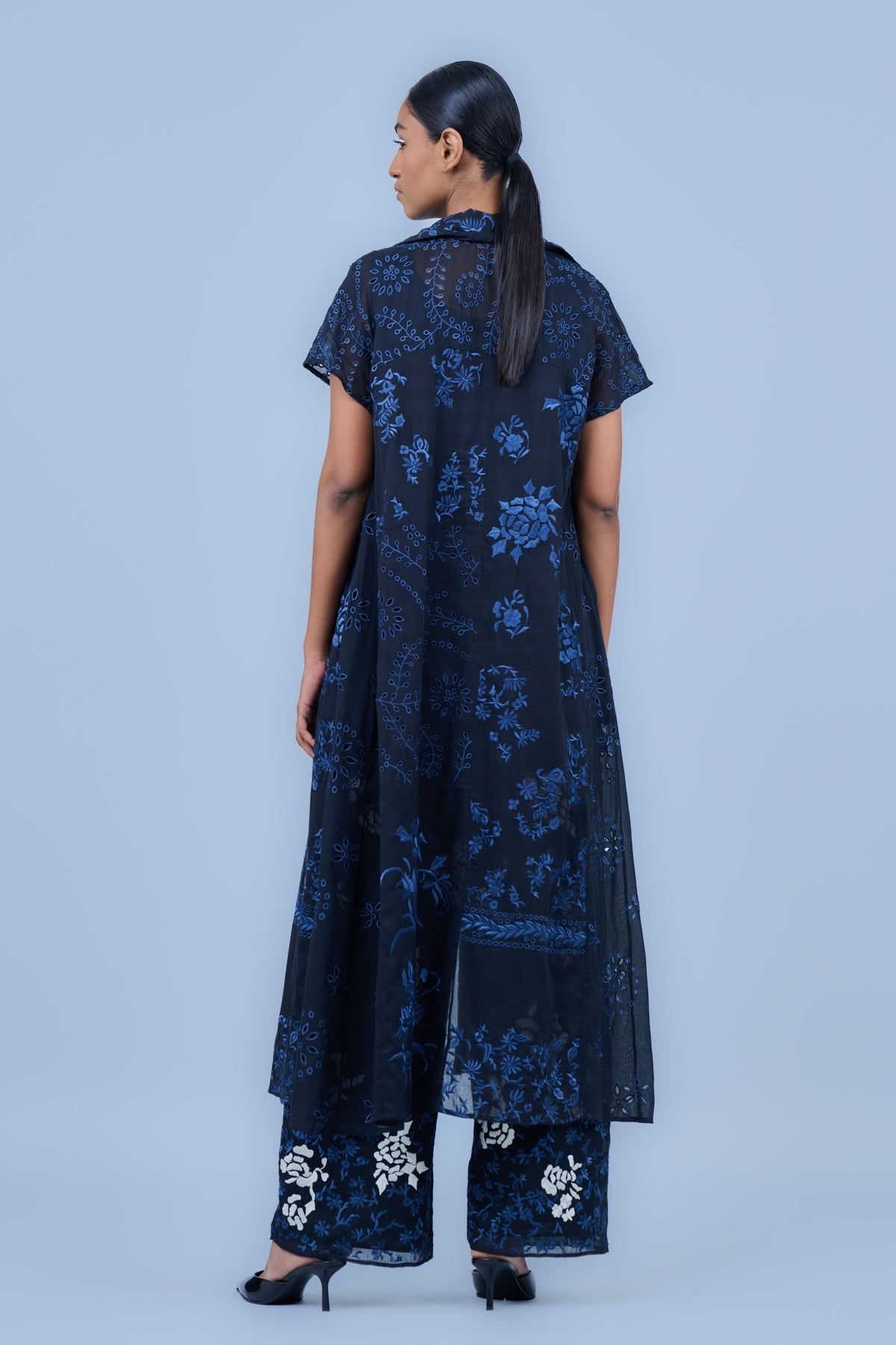 Cutwork Dress in Handloom Cotton