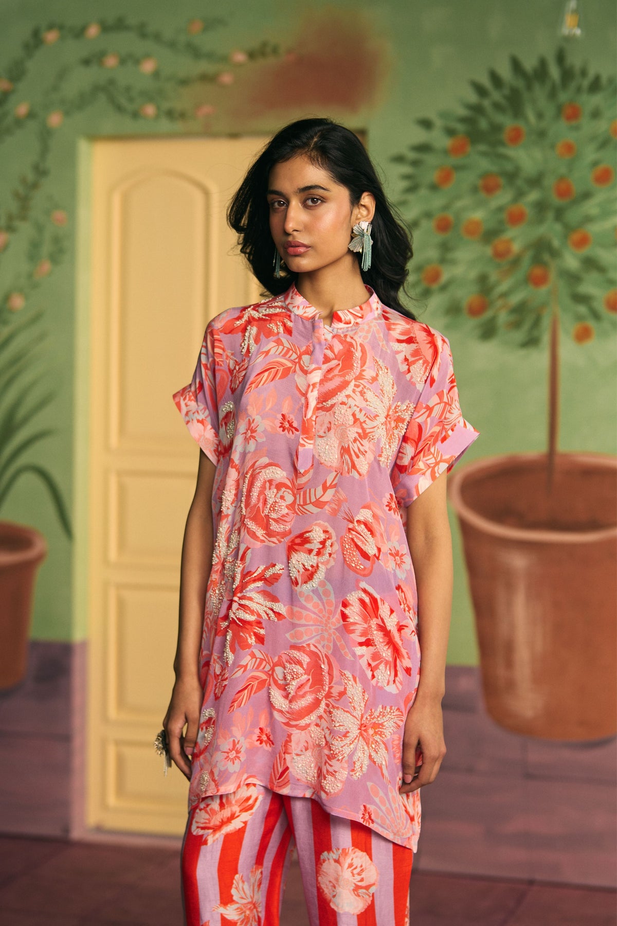 Lavender Rose Orchard Co-ord Set