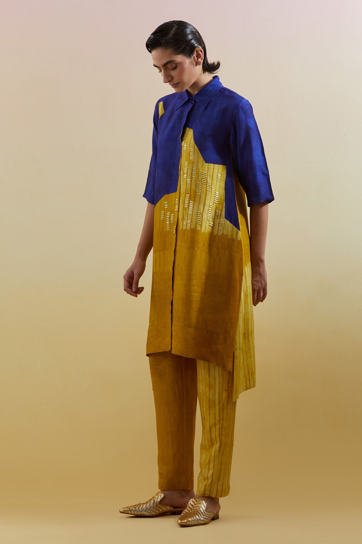 Omen Azure & Amber Tunic Set
