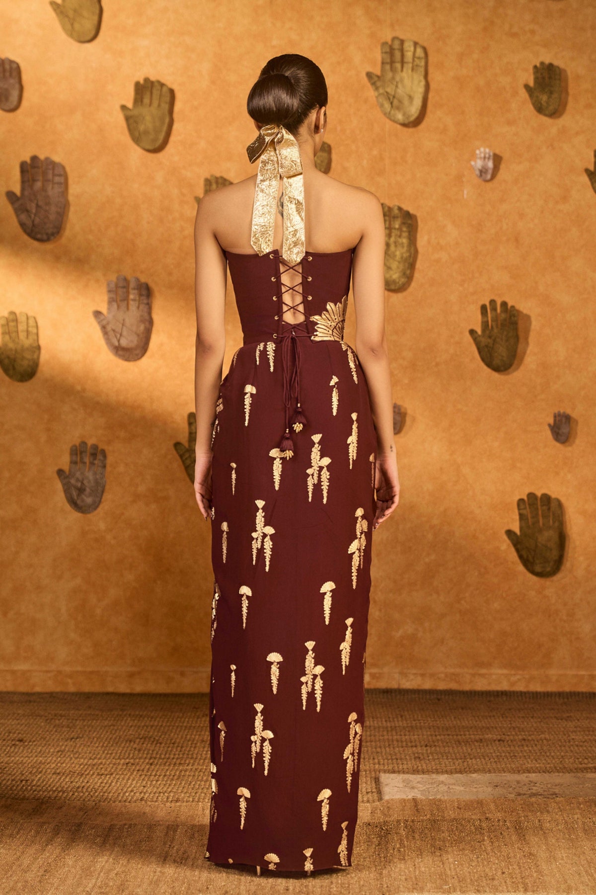 Plum Cherry Vine Co-ord Set