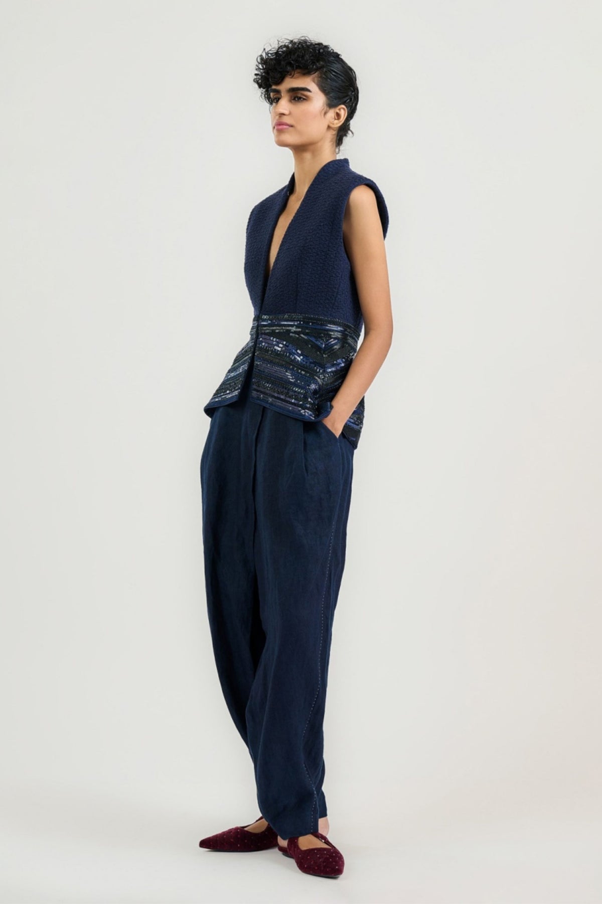 The Beaded Party Gillet