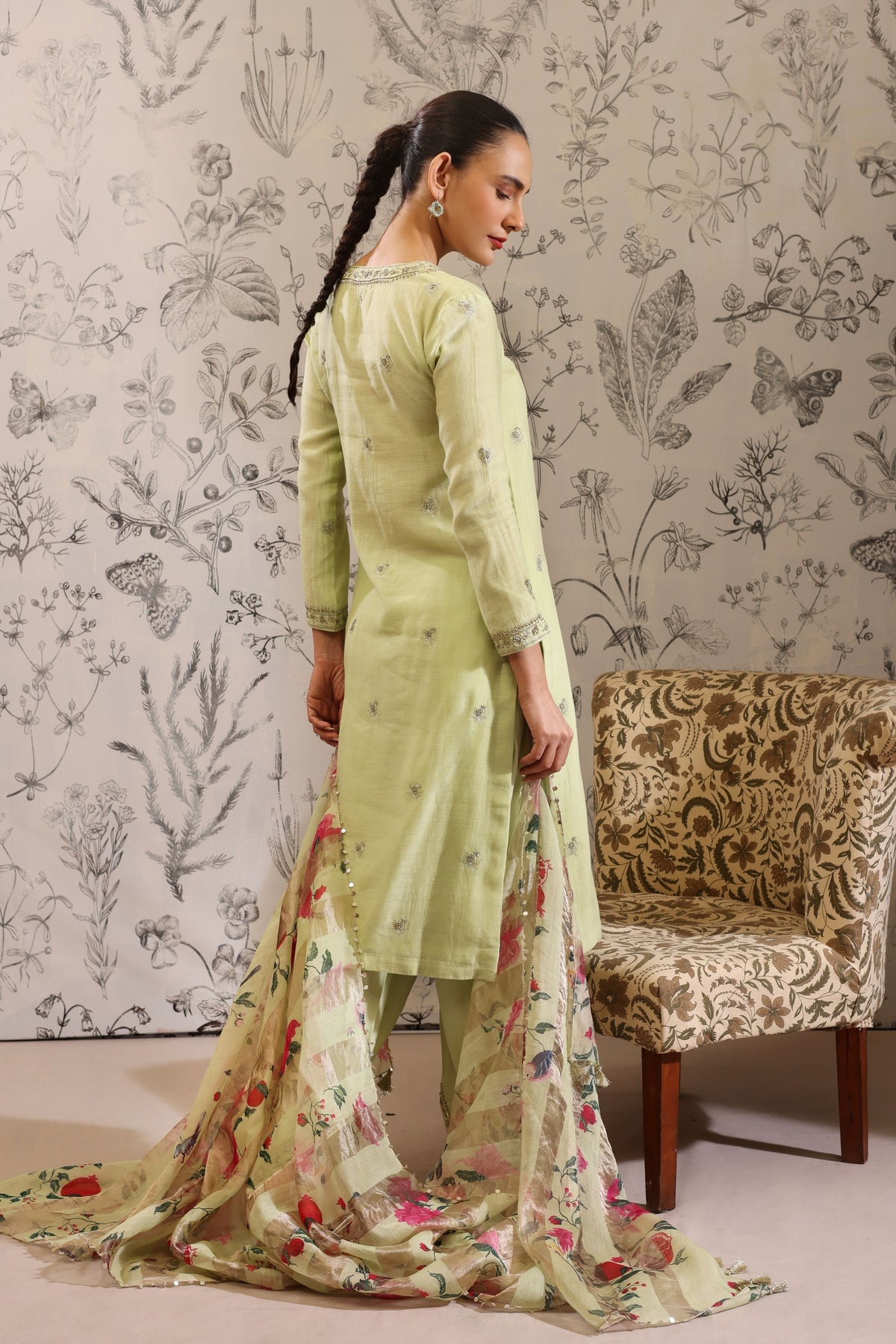 Anaar Green Kurta Set