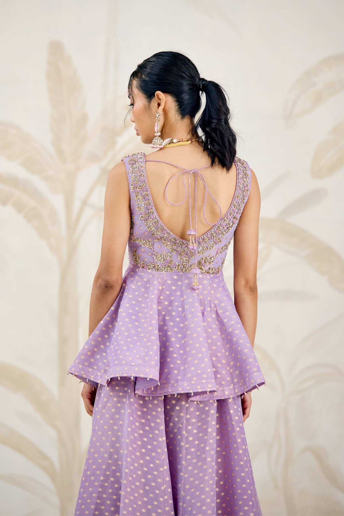 Orchid Lavender Sharara Set