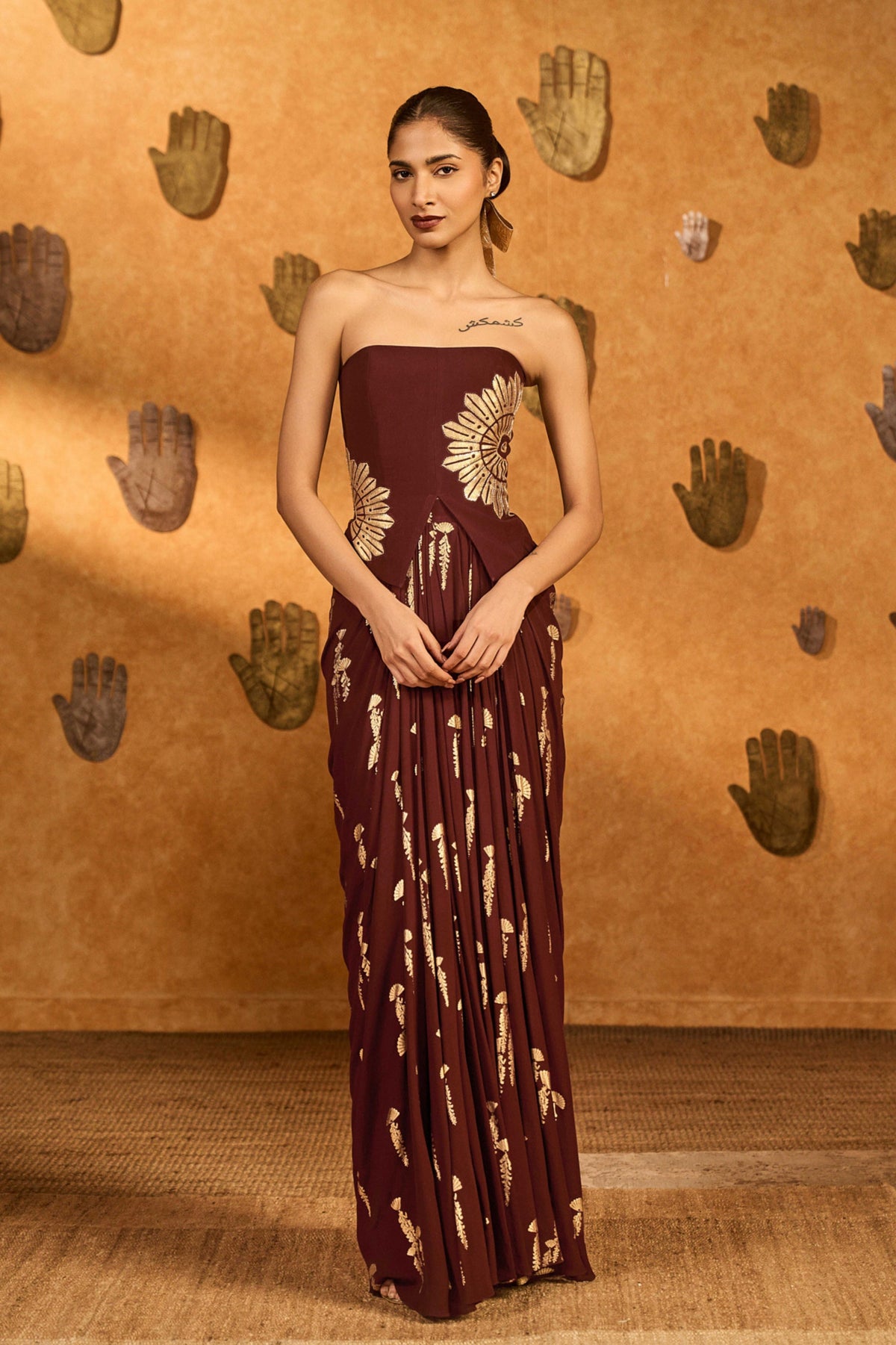 Plum Cherry Vine Co-ord Set