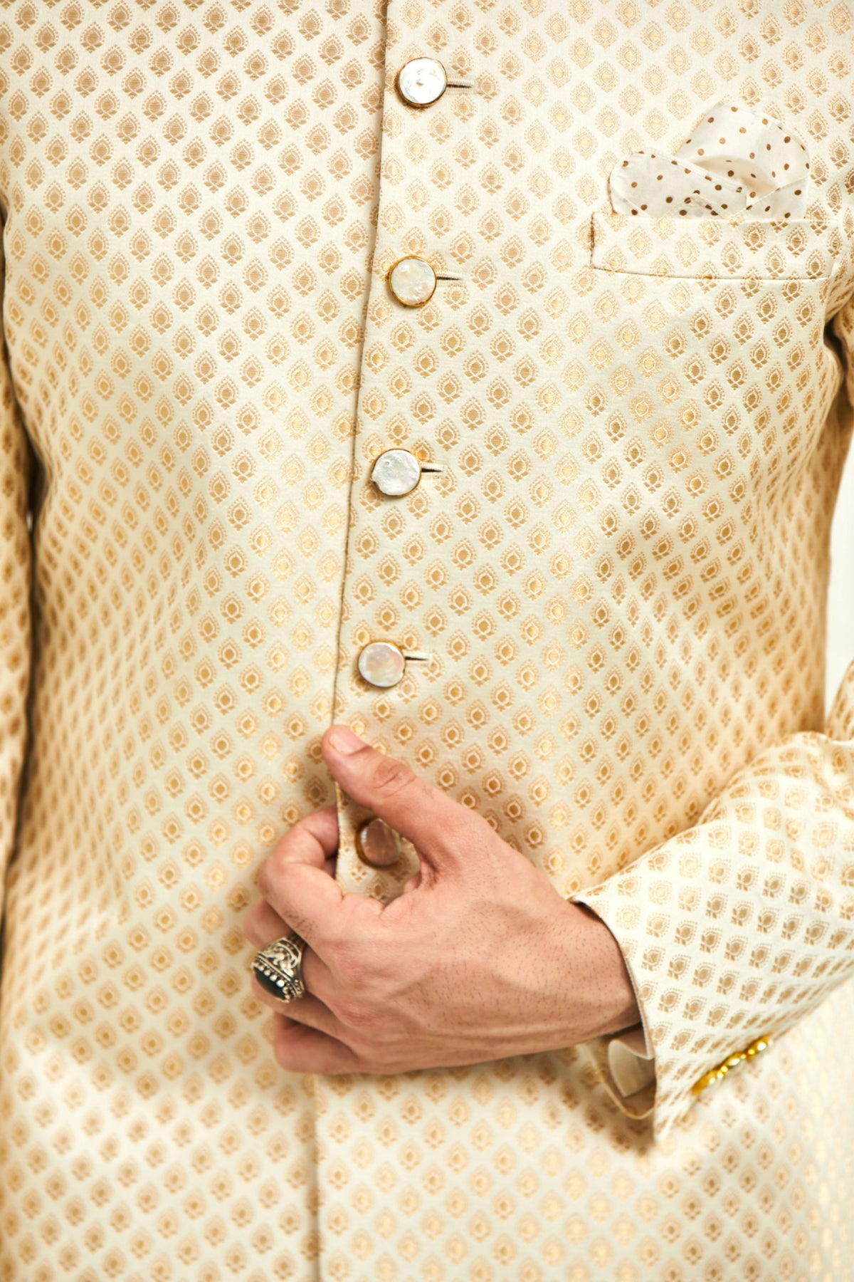 Awaniya Brocade Sherwani