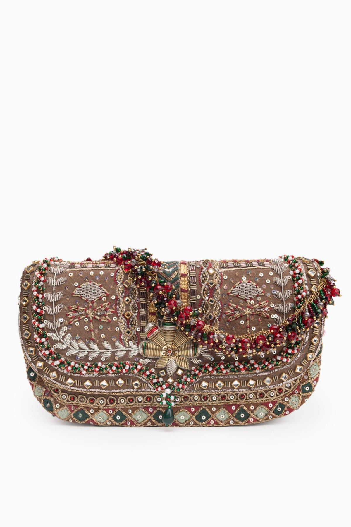 Noor Clutch – Vintage Gold