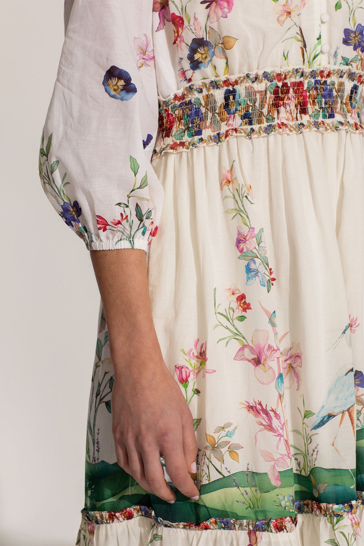 Ivy Tier Midi Dress
