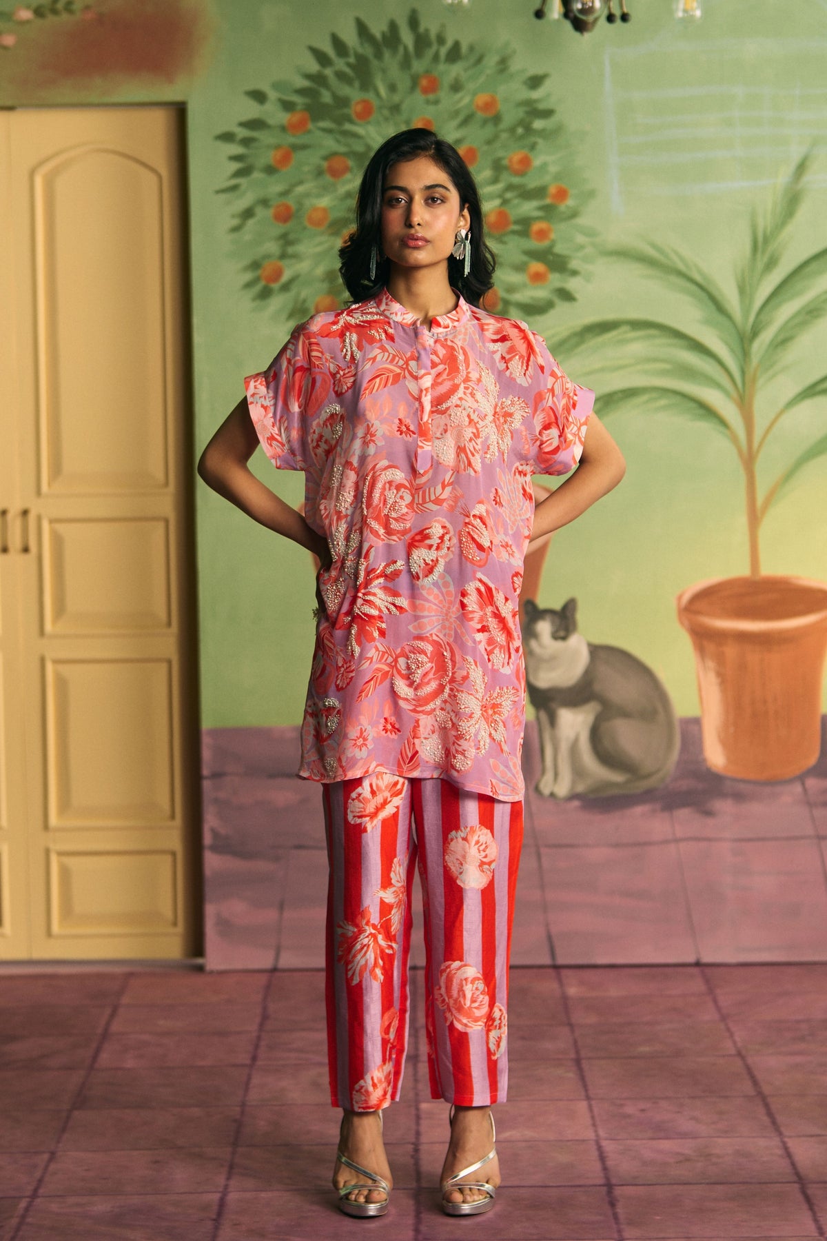Lavender Rose Orchard Co-ord Set