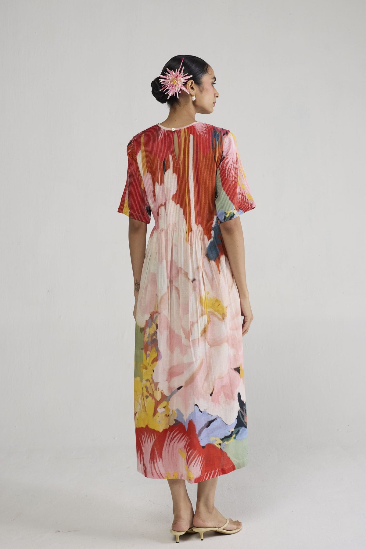 Obu Pintucks Dress