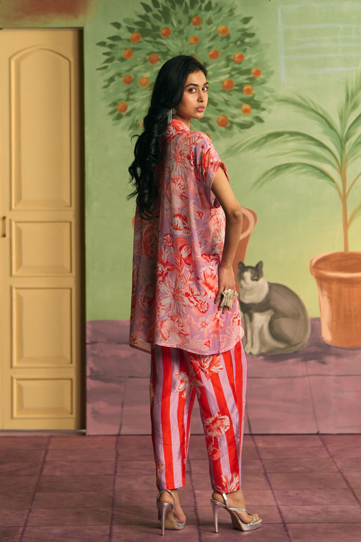 Lavender Rose Orchard Co-ord Set