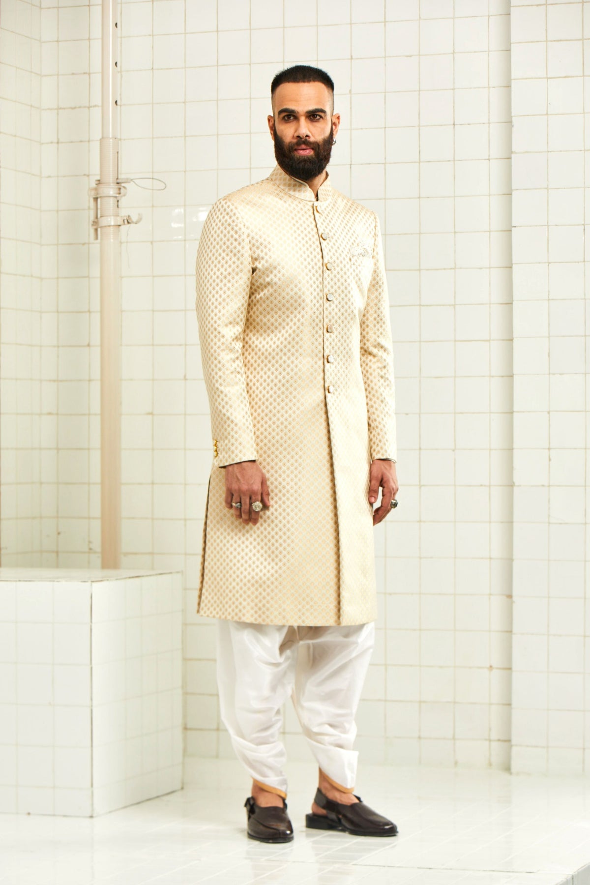 Awaniya Brocade Sherwani