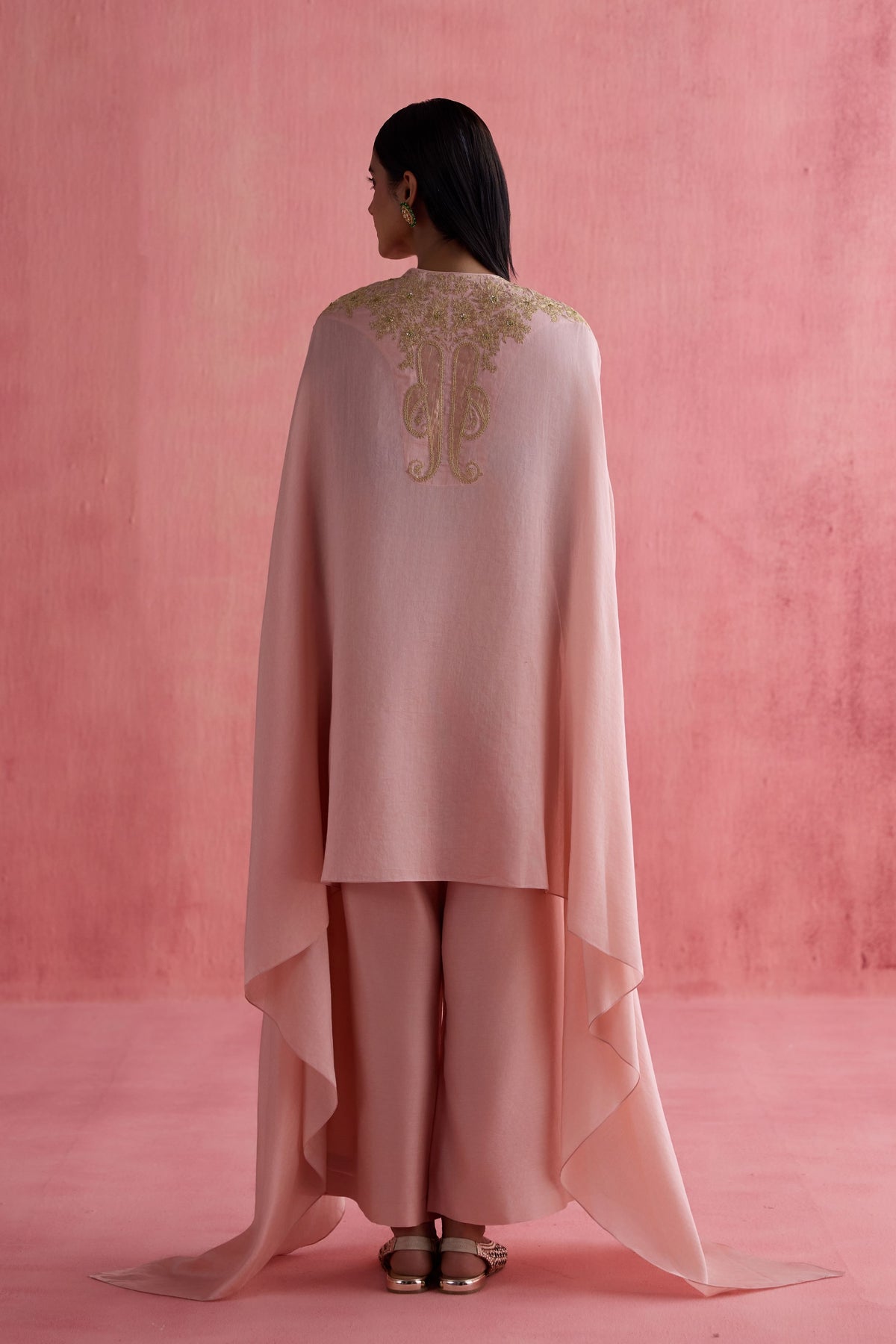Meher Pink Kaftan Set