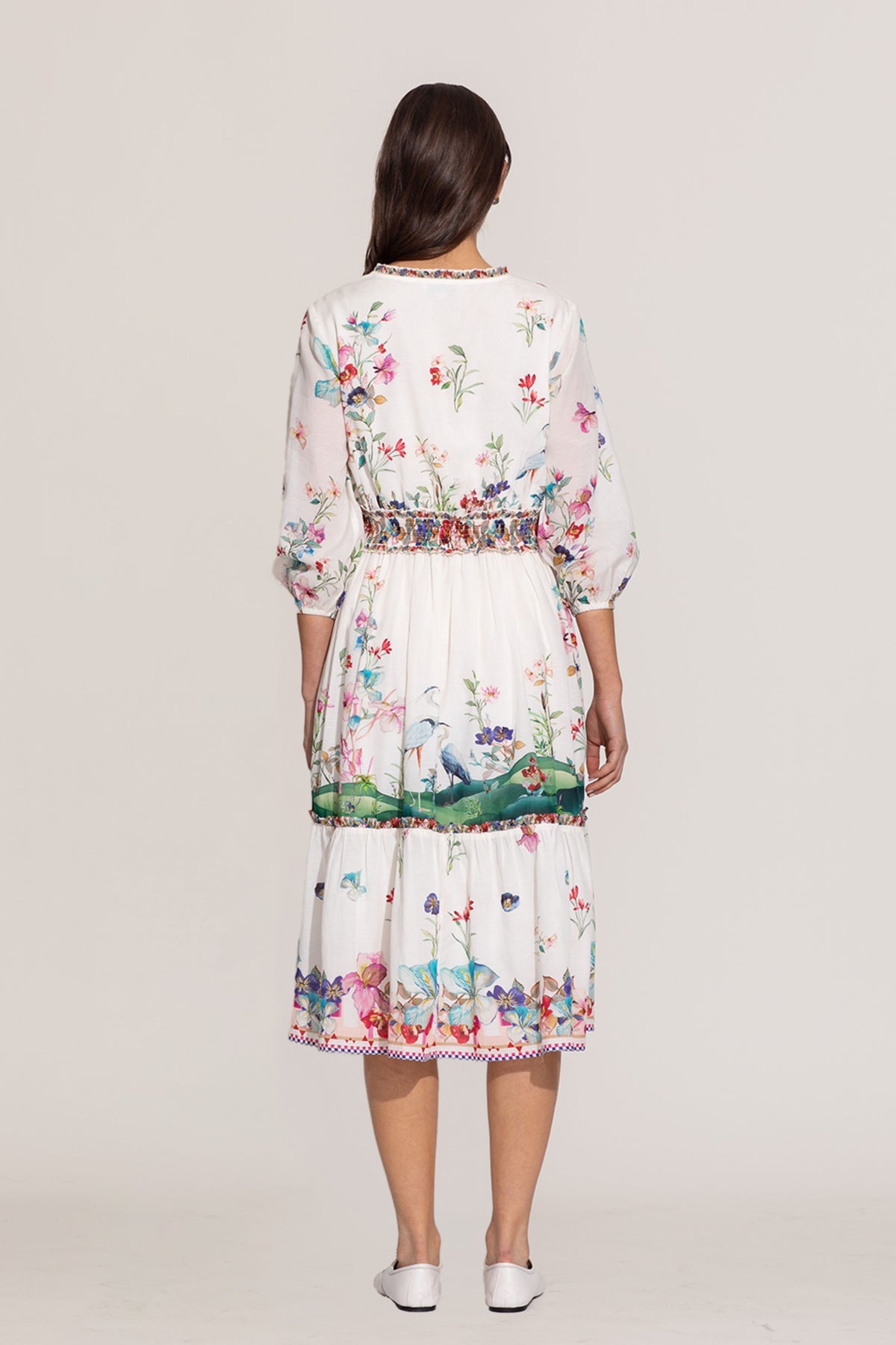 Ivy Tier Midi Dress