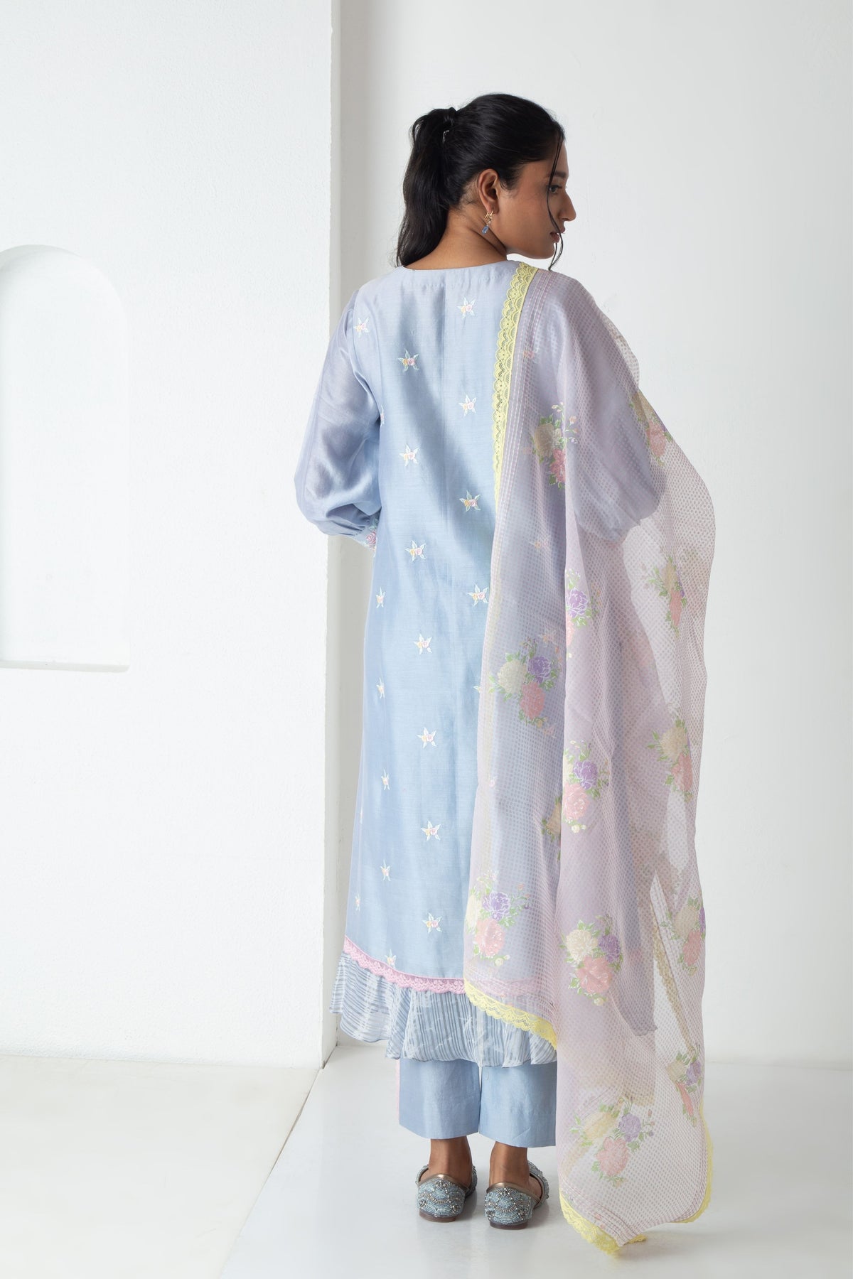 Blue Riona Kurta Set