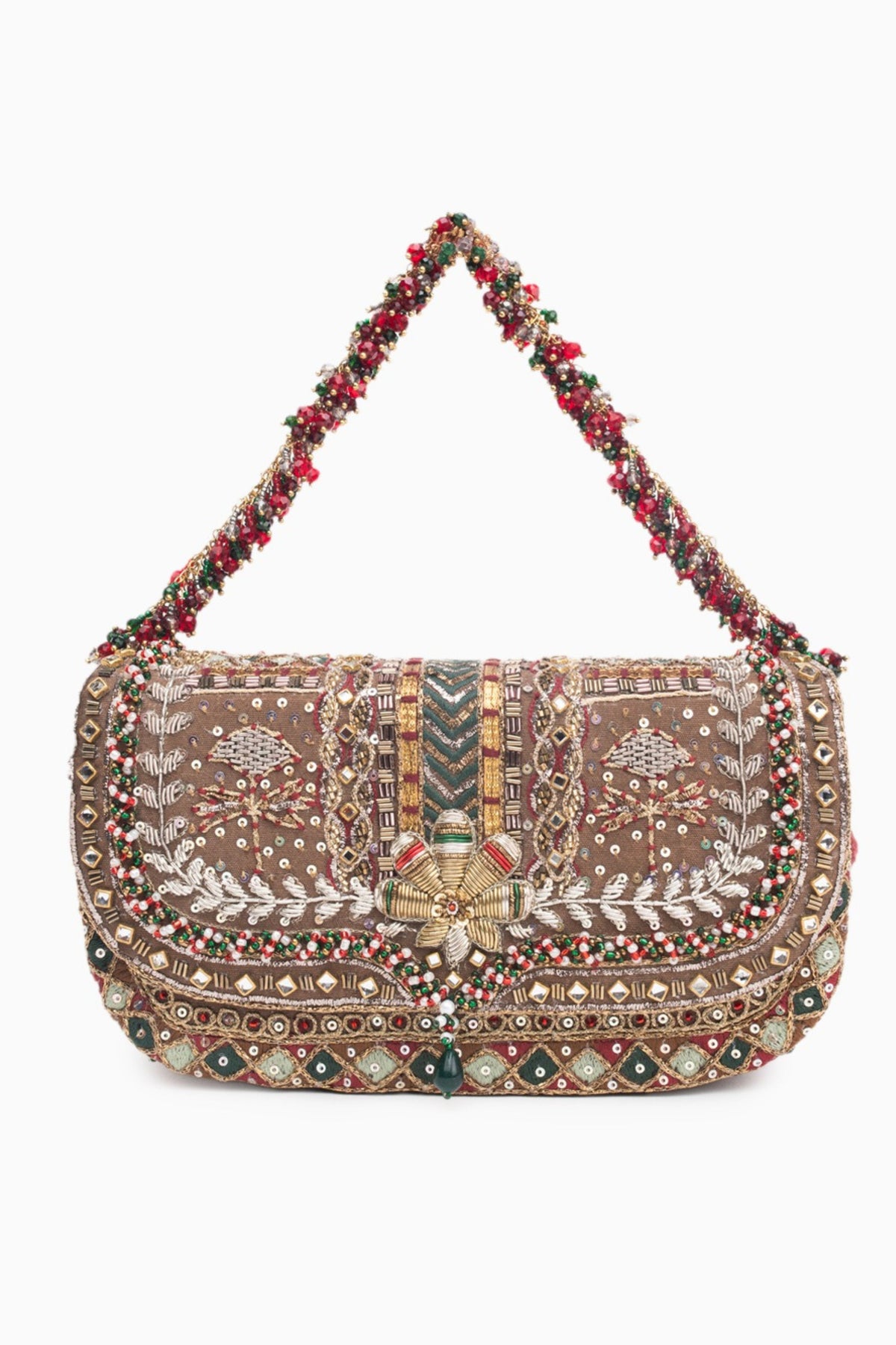 Noor Clutch – Vintage Gold
