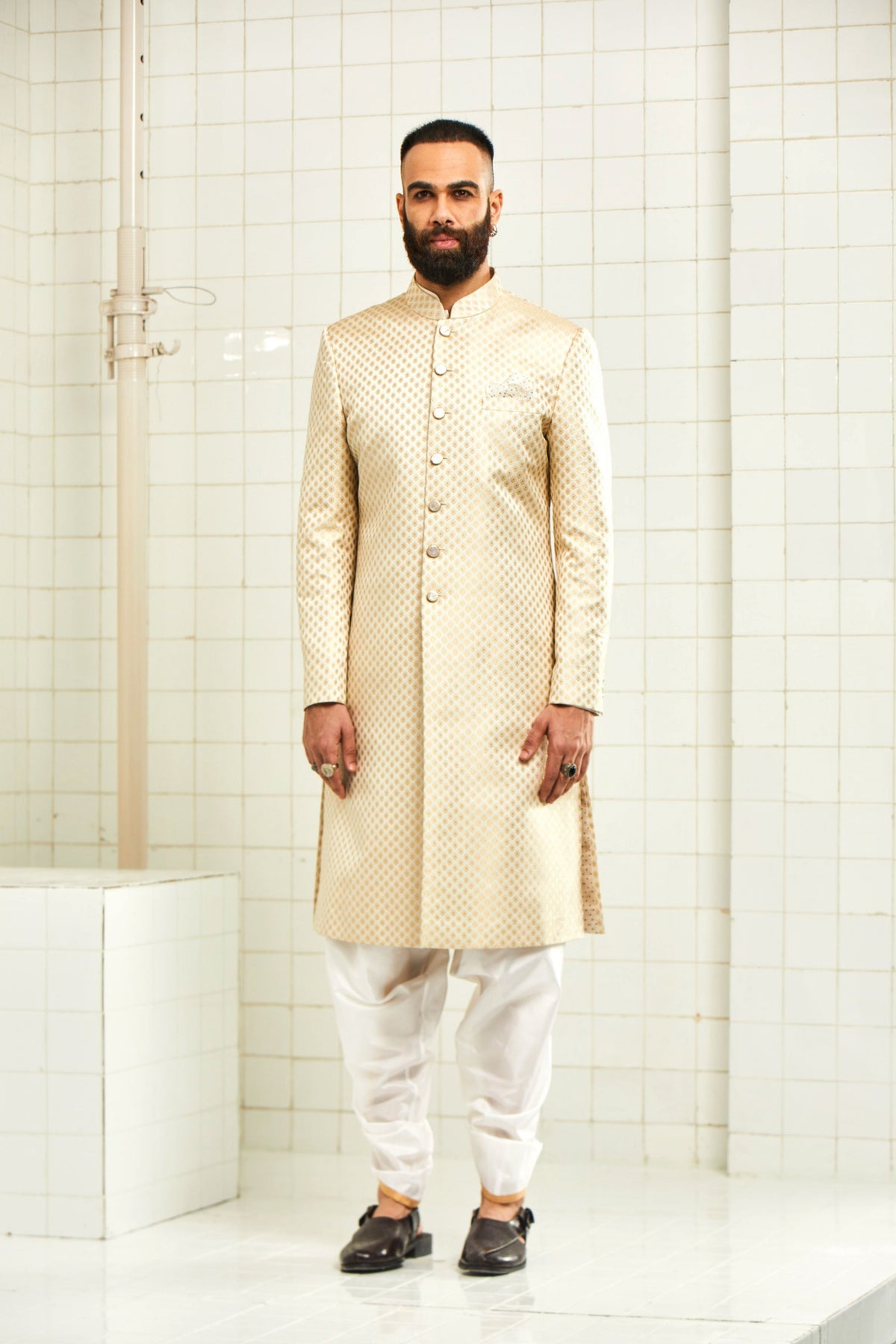 Awaniya Brocade Sherwani