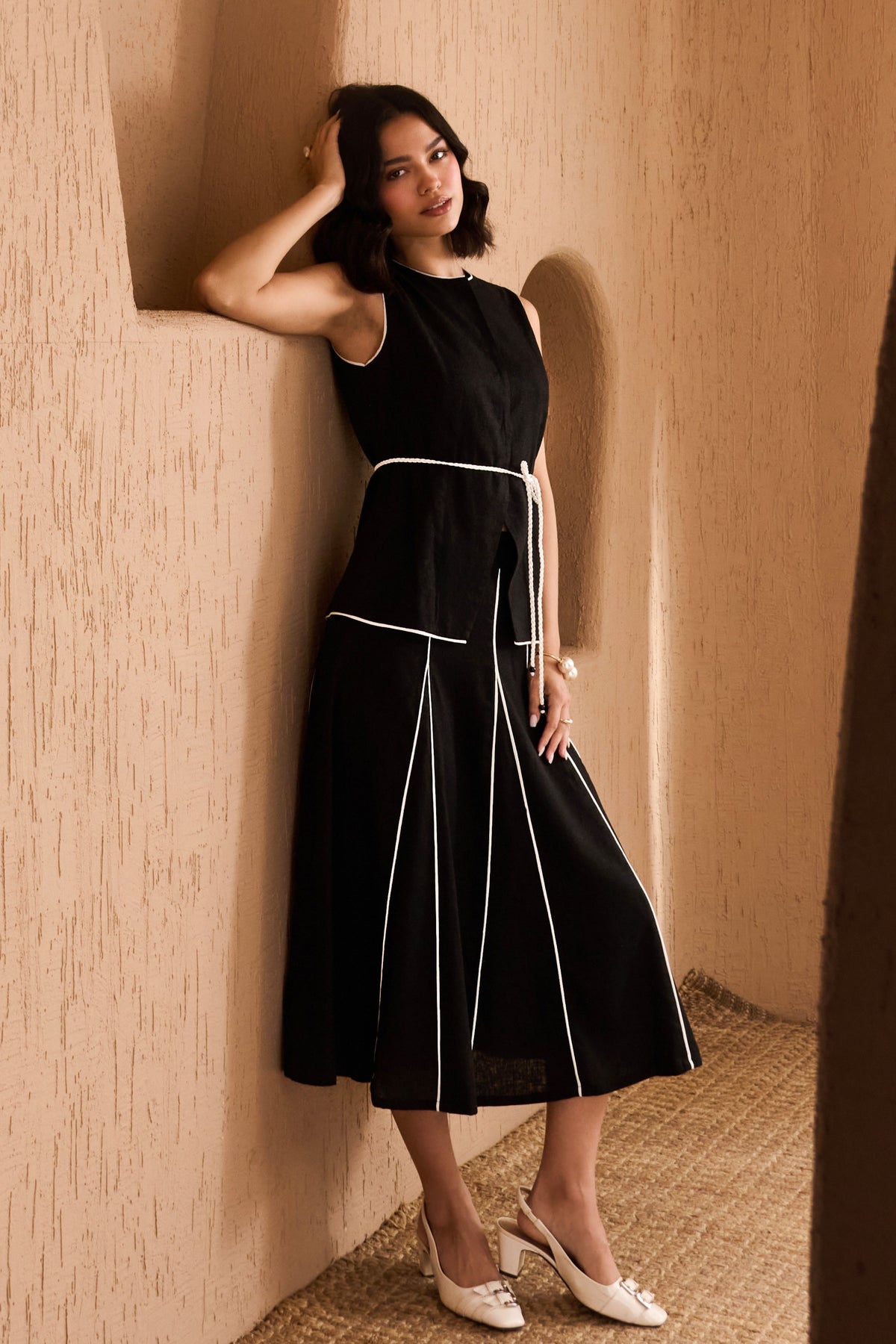 Loretta Black Co-ord Set