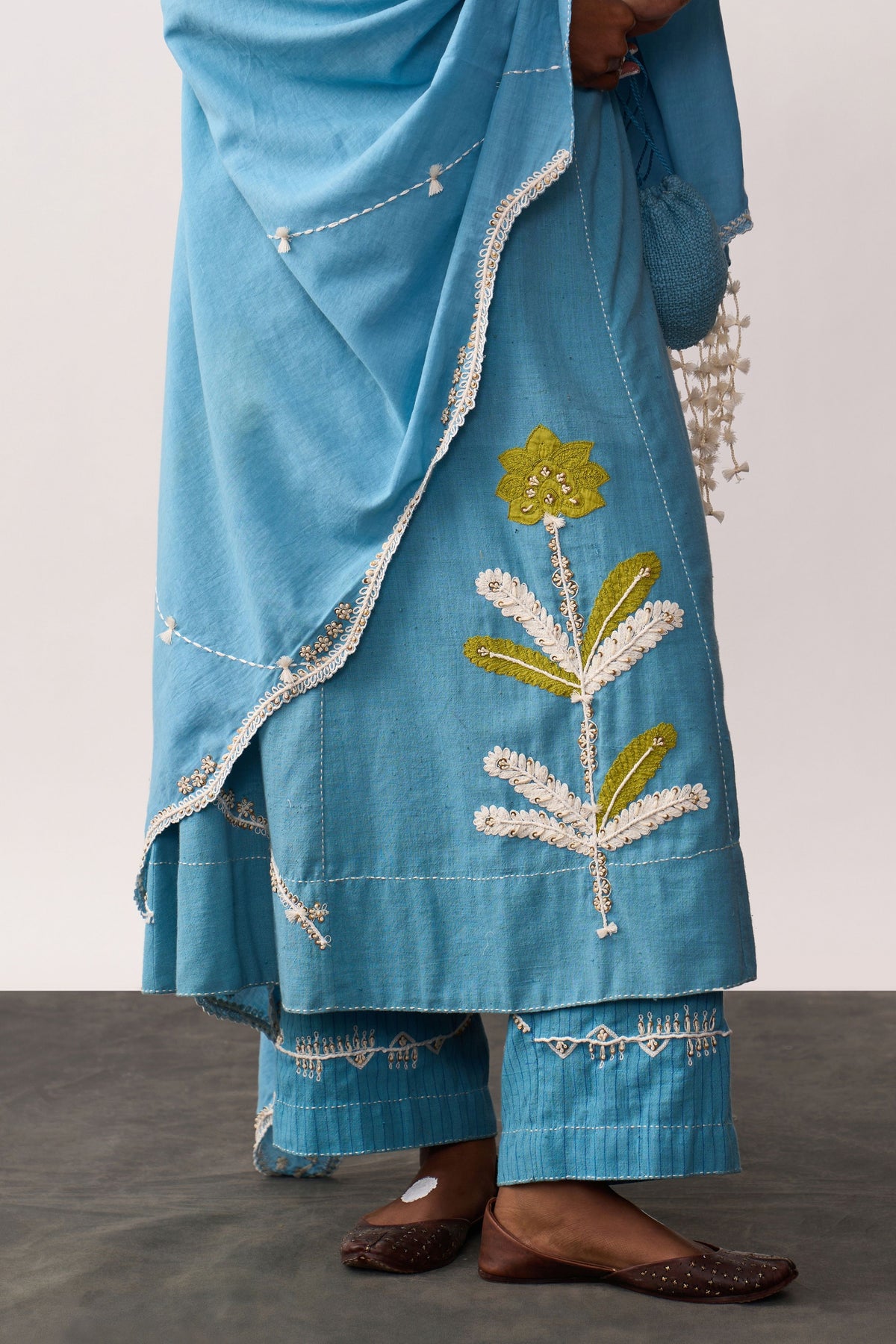 Sucheta Blue Kurta Set