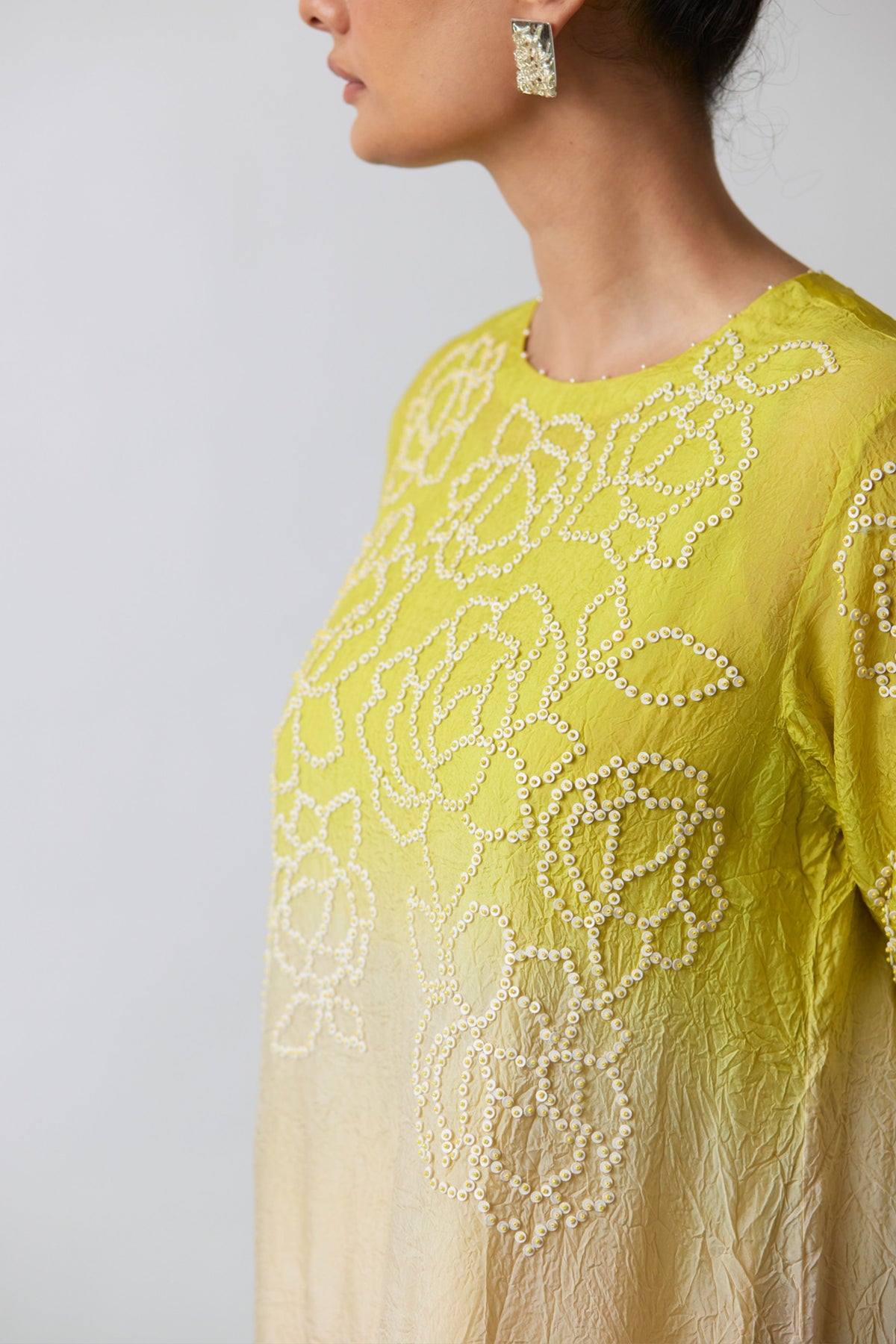 Citrene Ombre Kurta Set