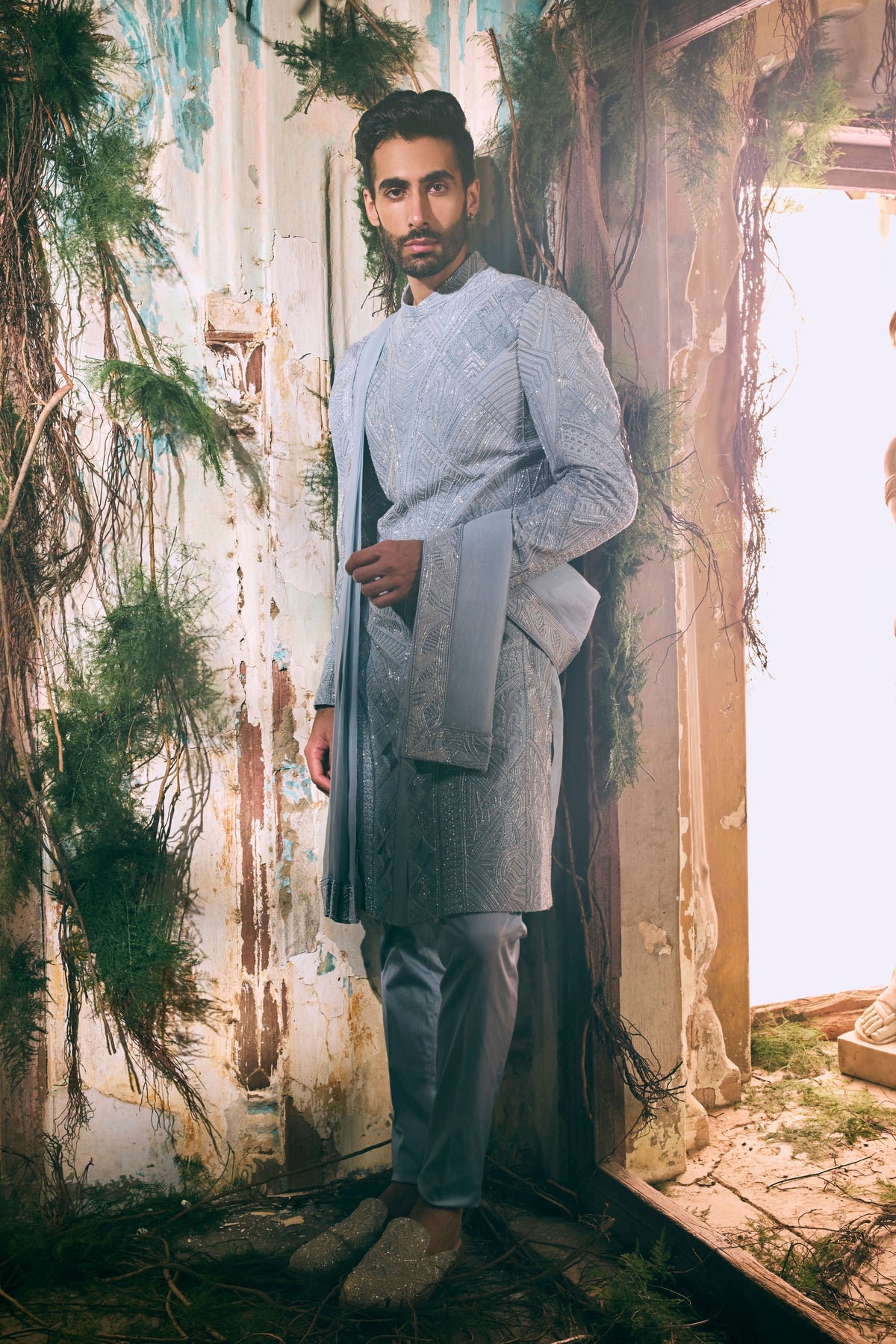 Azure Royale Sherwani Set