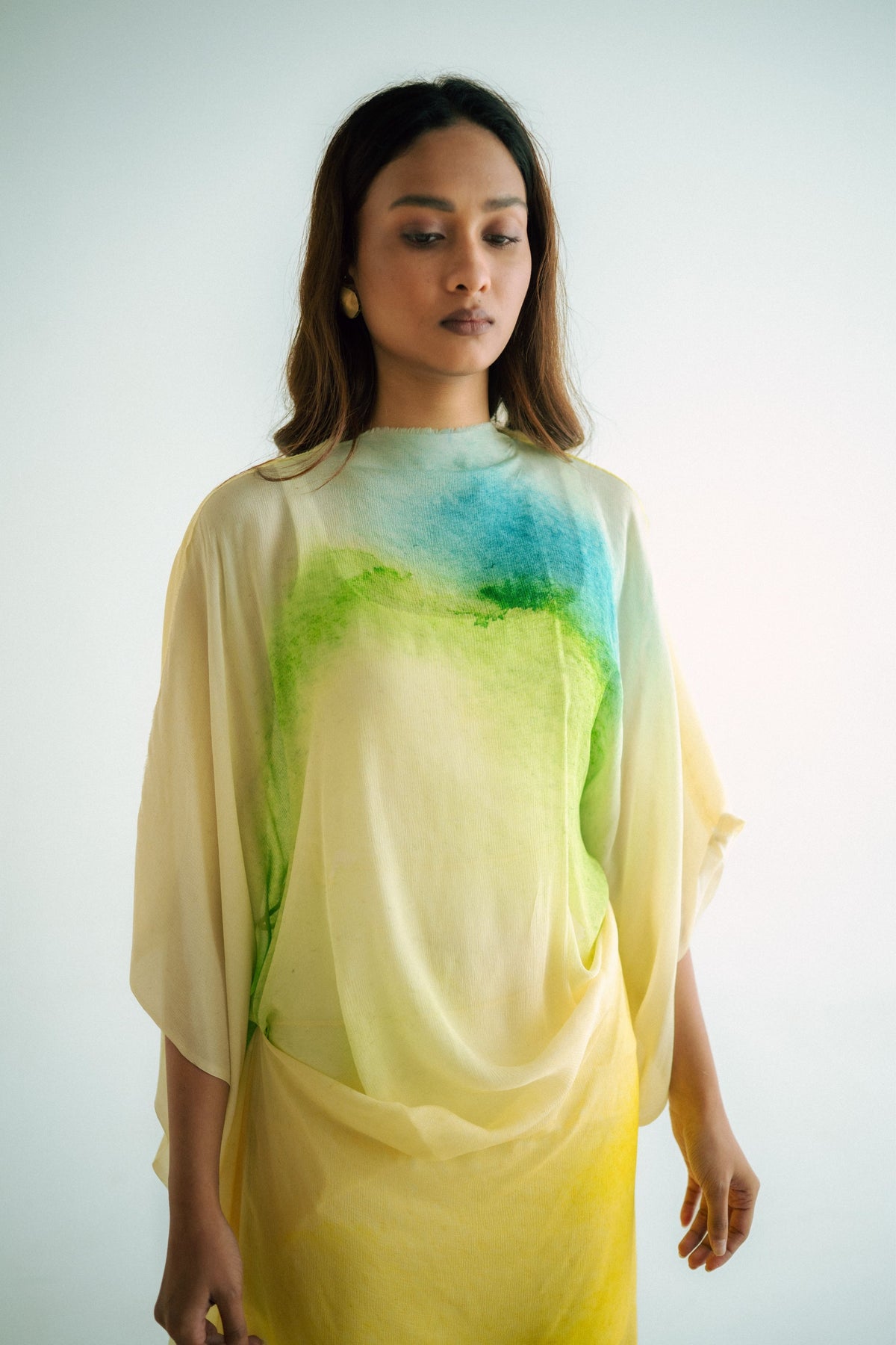 Printed Tie Up Kaftan