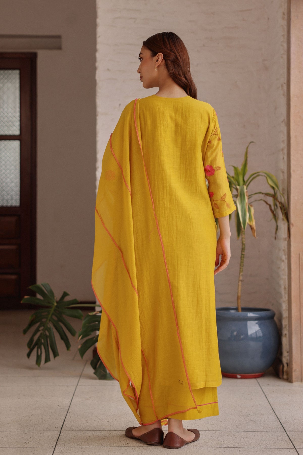 Canary Bloom Kurta Set
