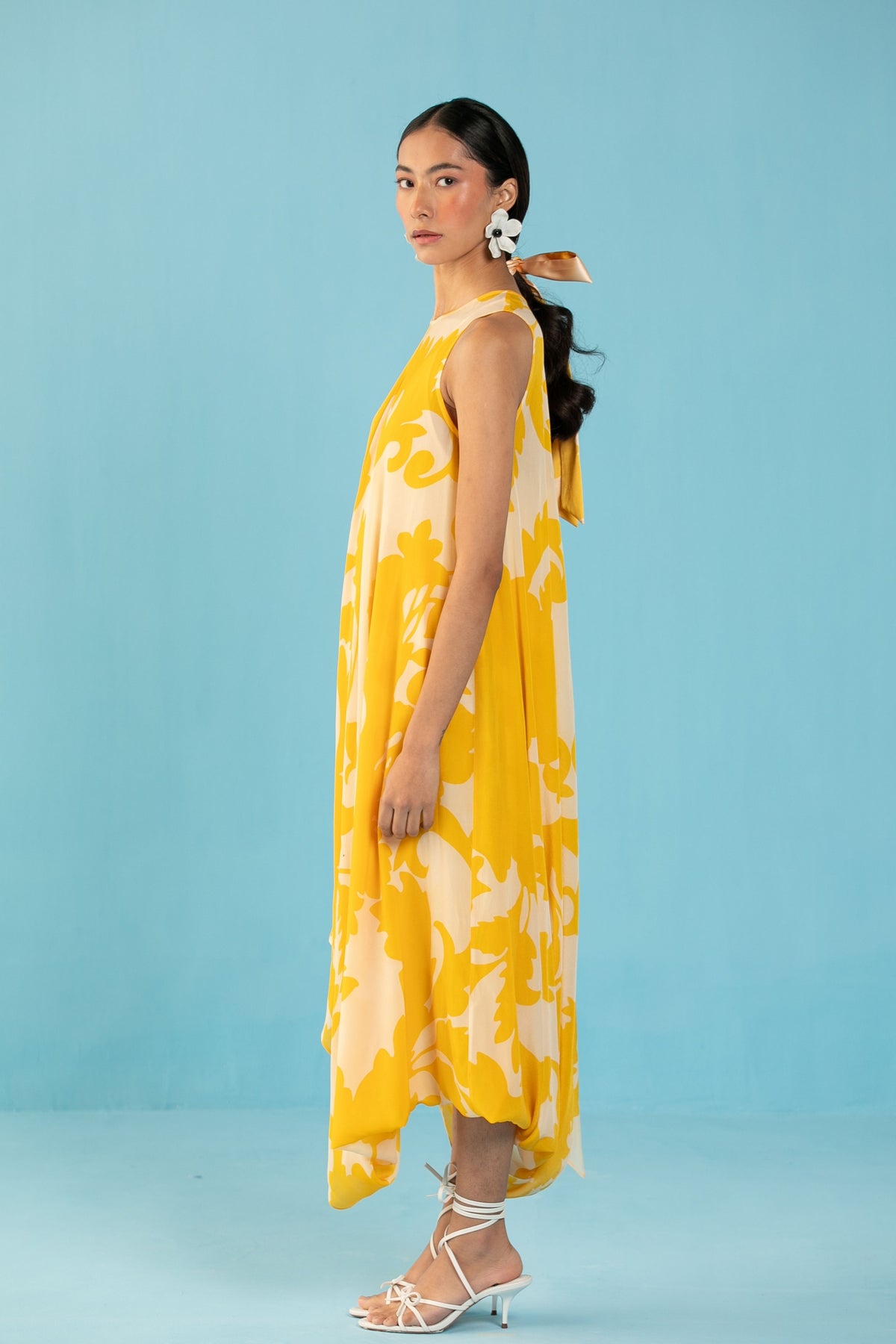 Yellow Kaftan Dress