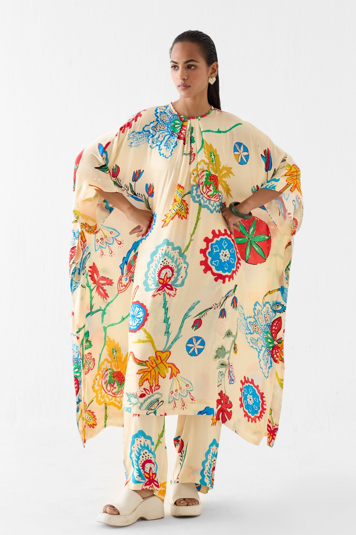 Sanganer Kimono Co-ord Set