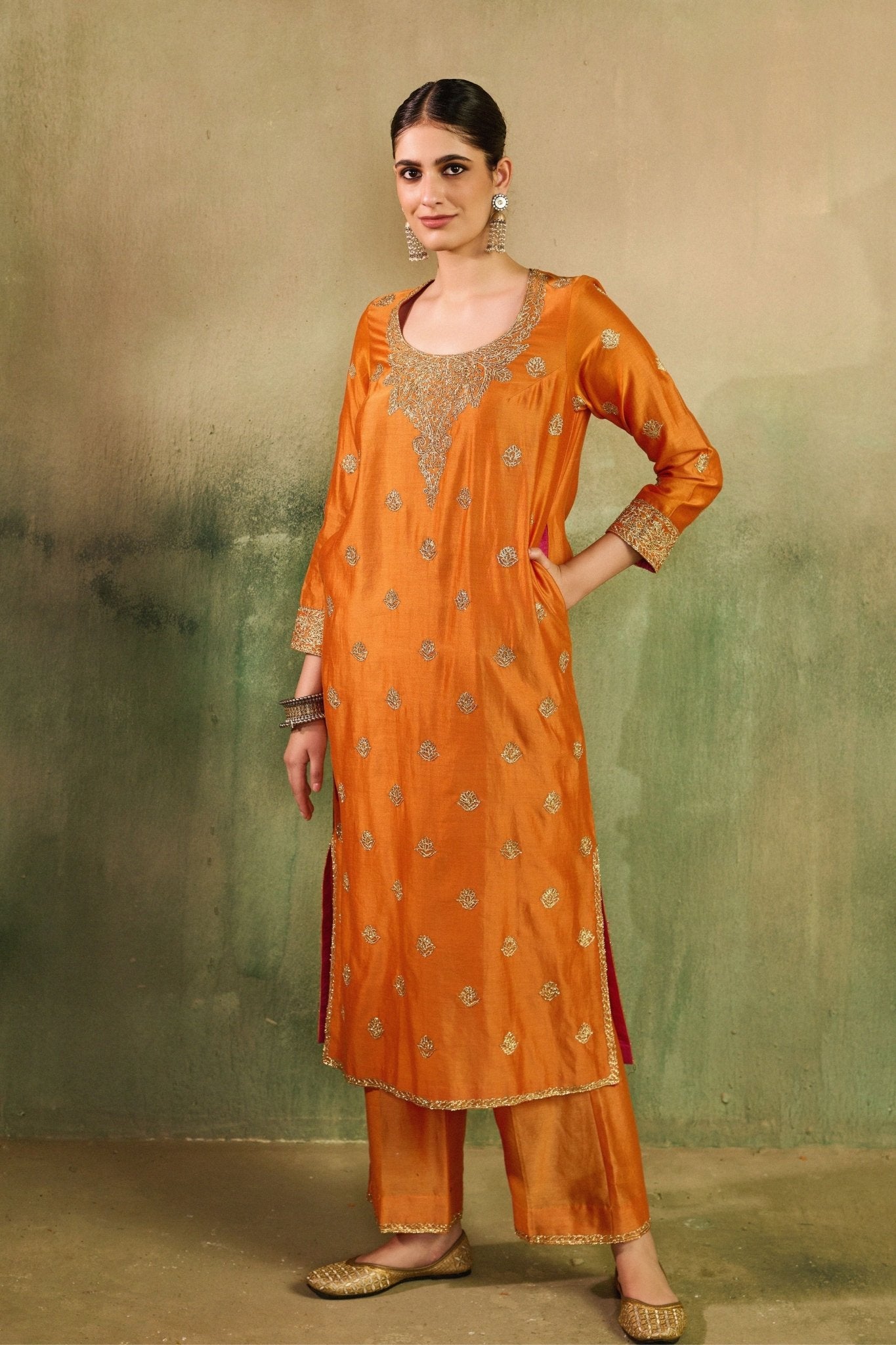 Aftabi Kurta With Pants - Reeti Arneja - Elahe