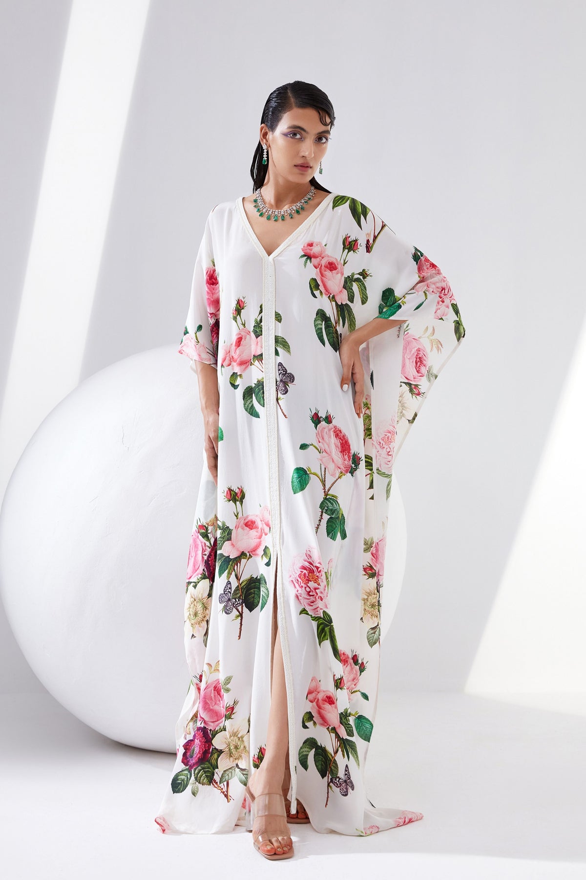 Carnation Floral Kaftan