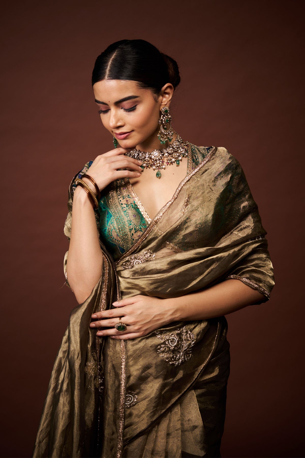 Noor boota Saree Set